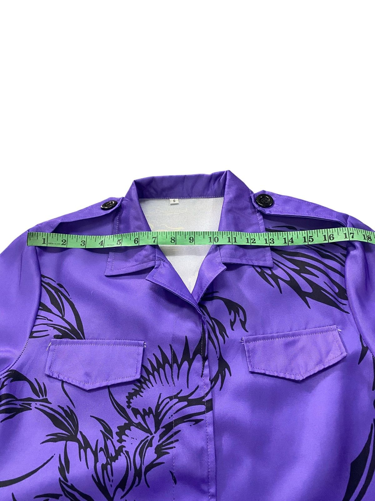 Anime Japanese Bosozoku Kimono Cosplay Costume Purple Size US S / EU 44-46 / 1 - 13 Thumbnail