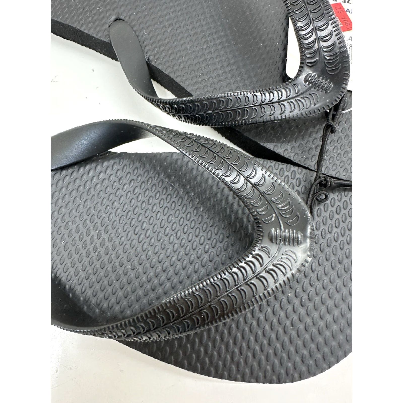 Vintage No Boundaries Womens Flip Flops Size 5-6 Black NWTs Beach Y2K Thong Sandal Size US 6 / IT 36 - 6 Thumbnail