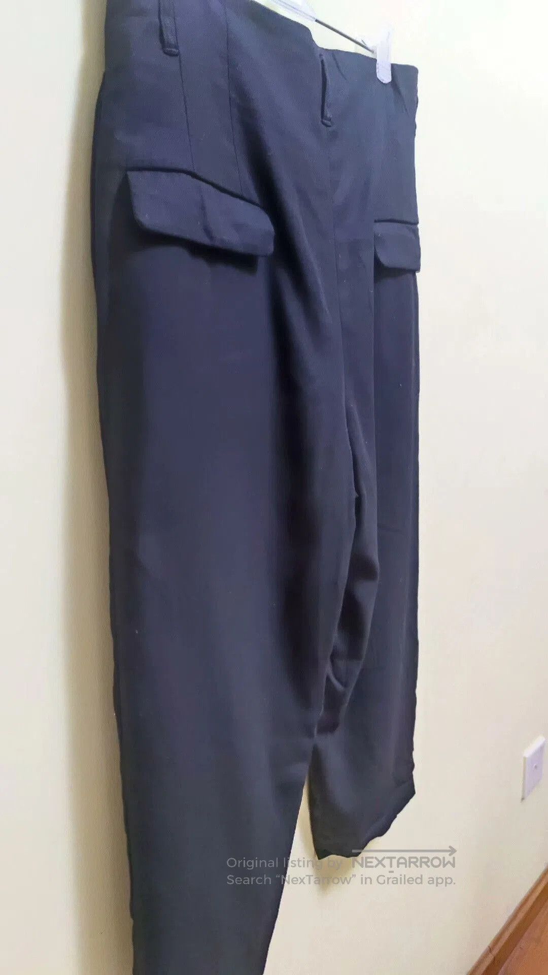 The Viridi-anne Viridi Anne Asymmetrical Pleated Men's Pants. Size US 32 / EU 48 - 4 Thumbnail