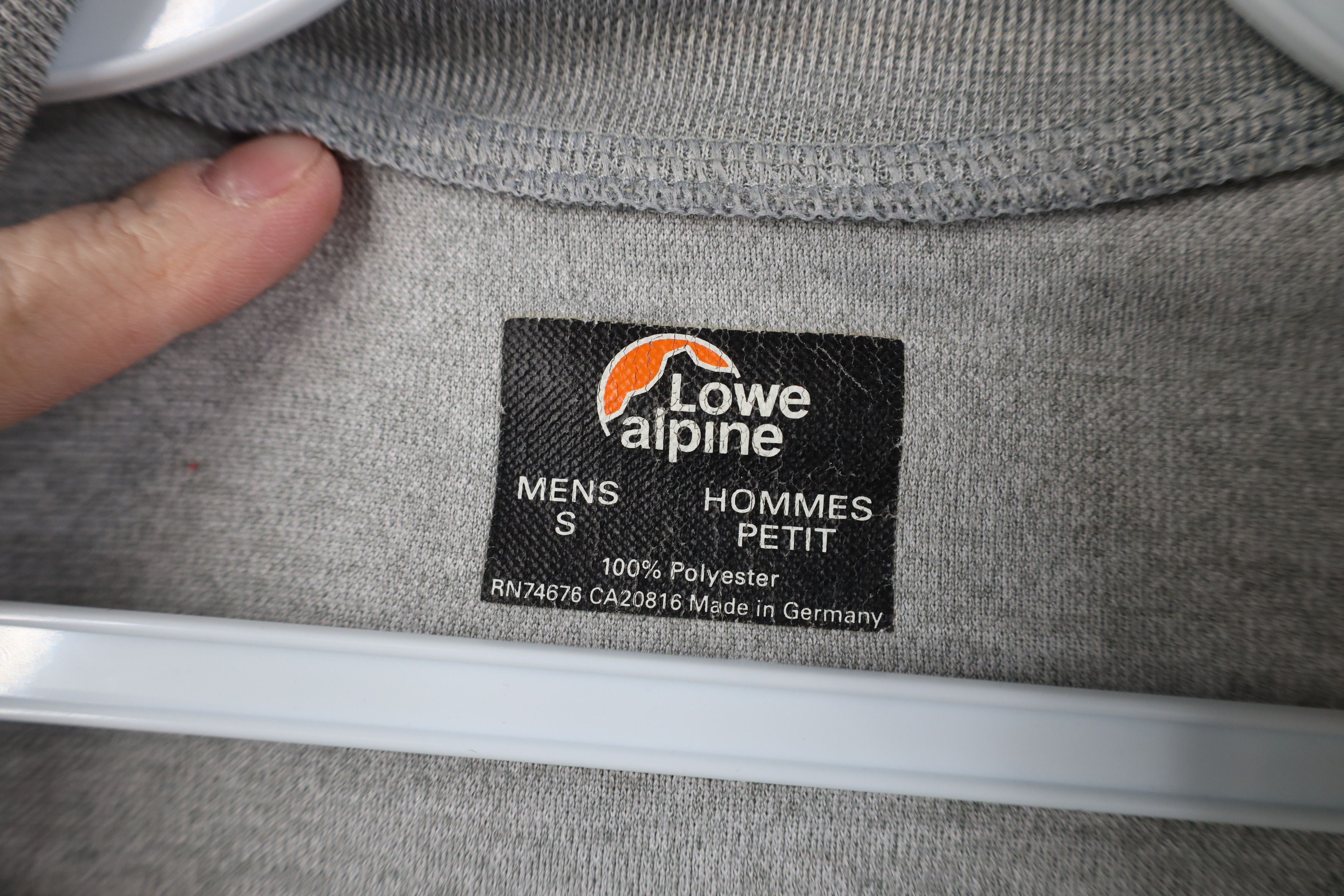 Vintage Vintage Lowe Alpine Thermal Ribbed Knit Half Zip Jacket Top Size US S / EU 44-46 / 1 - 6 Thumbnail