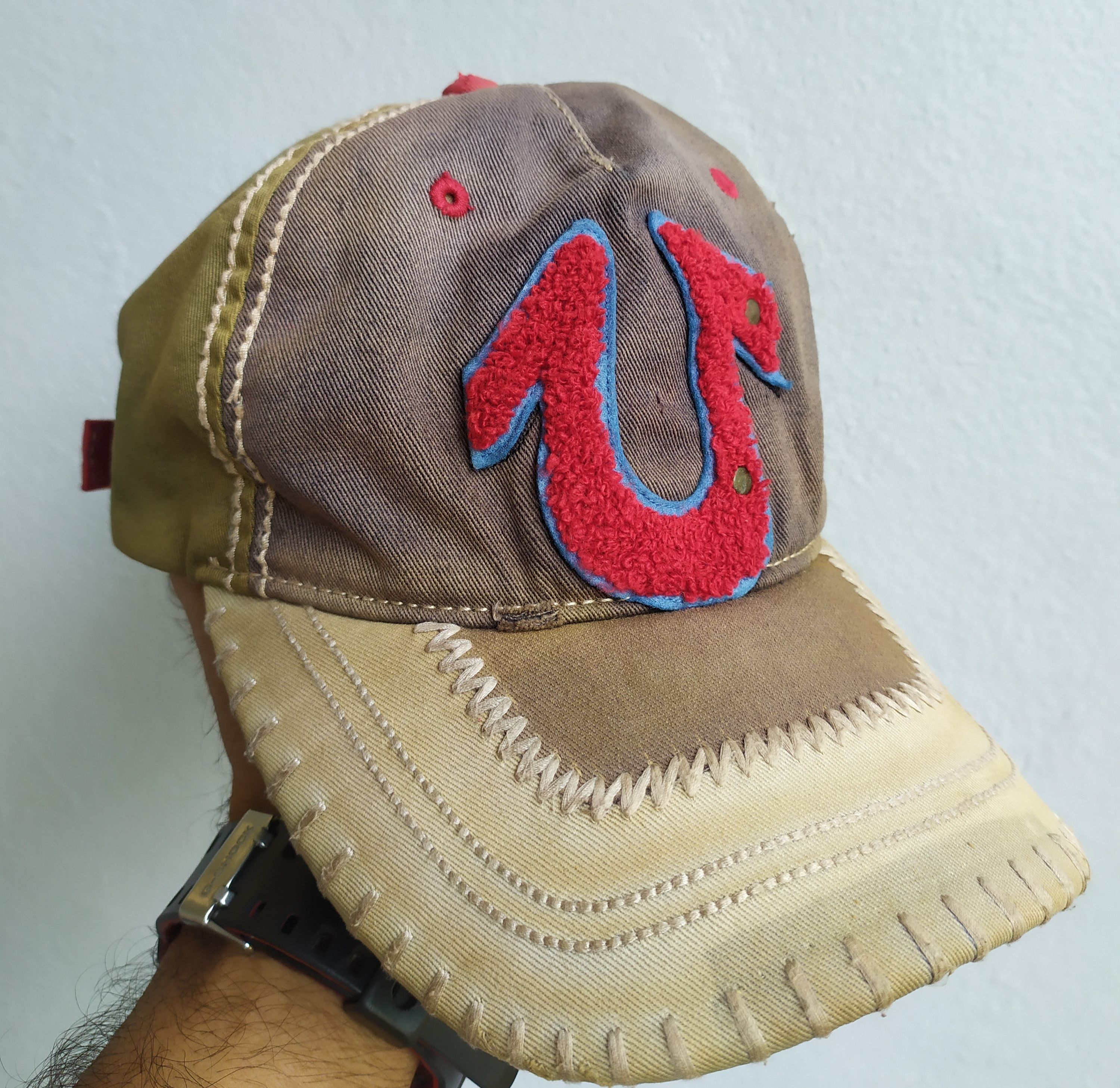 True Religion vintage multi color cap hat