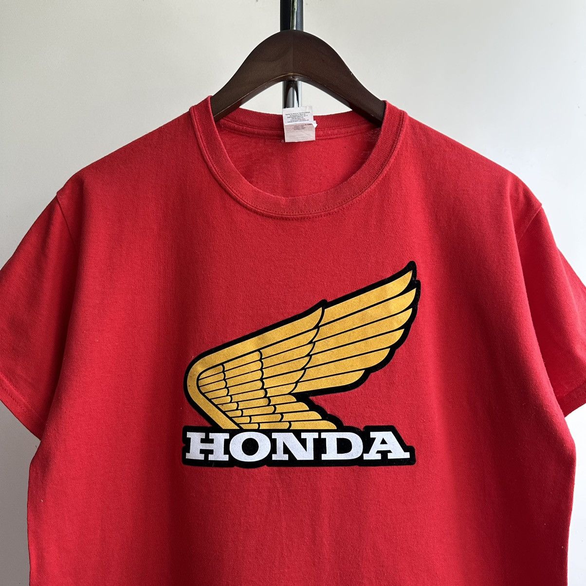 Honda Vintage Honda Racing Velour Big Logo Tee Size US M / EU 48-50 / 2 - 2 Thumbnail