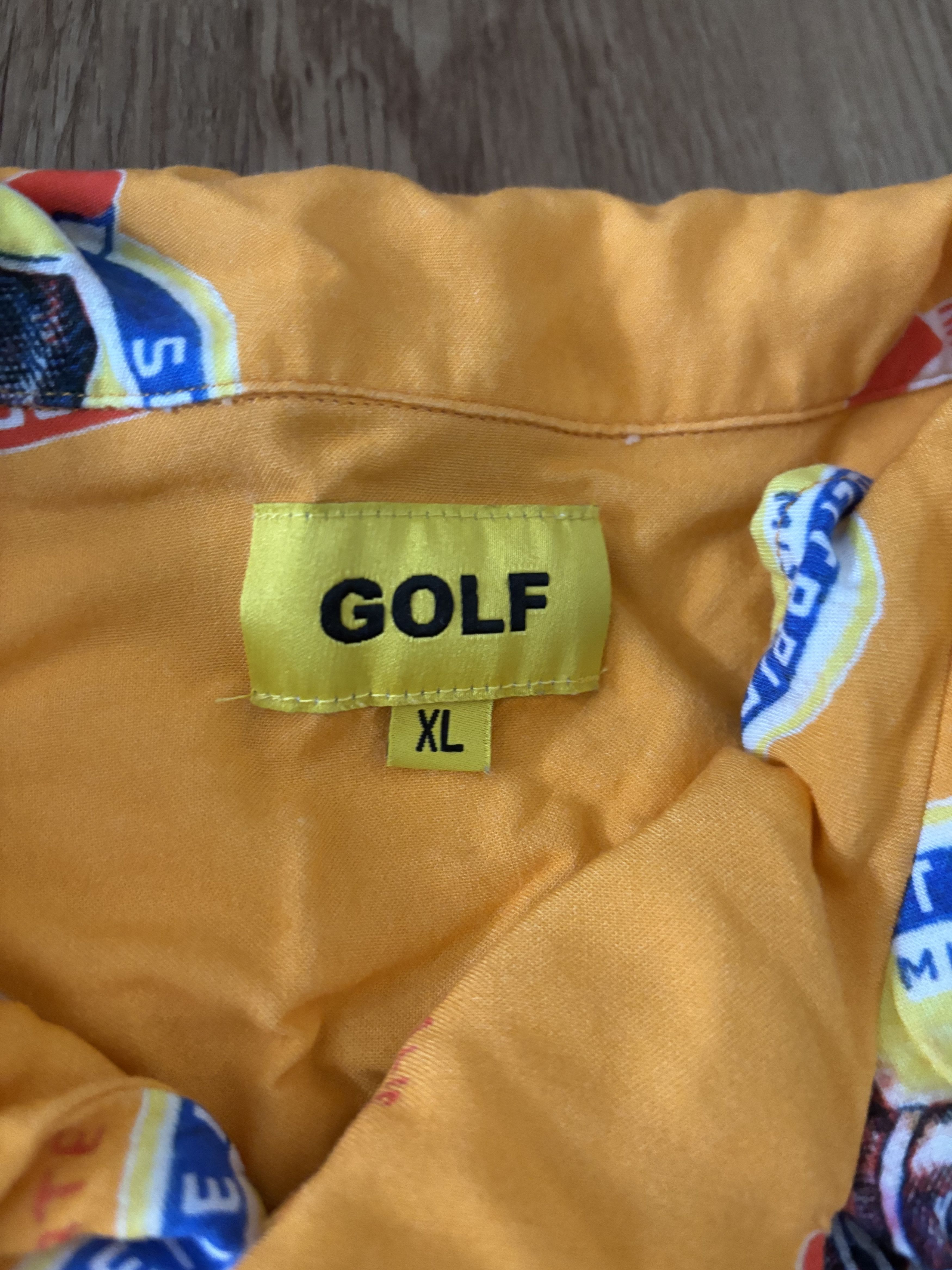 Golf Wang Golf Wang Gold Horse Button Up Size US XL / EU 56 / 4 - 2 Thumbnail