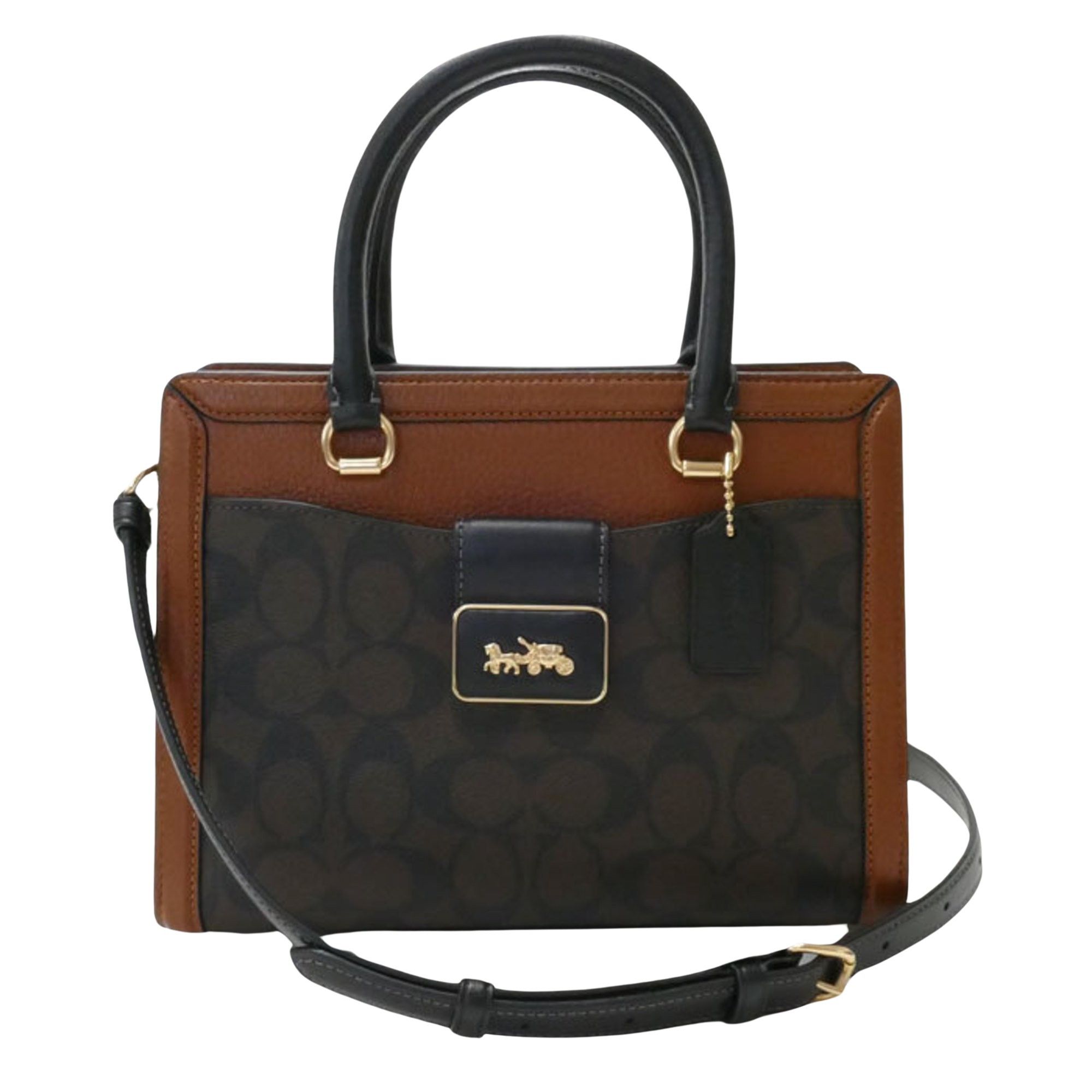 image of Coach Signature Shopper in Brown, Women's