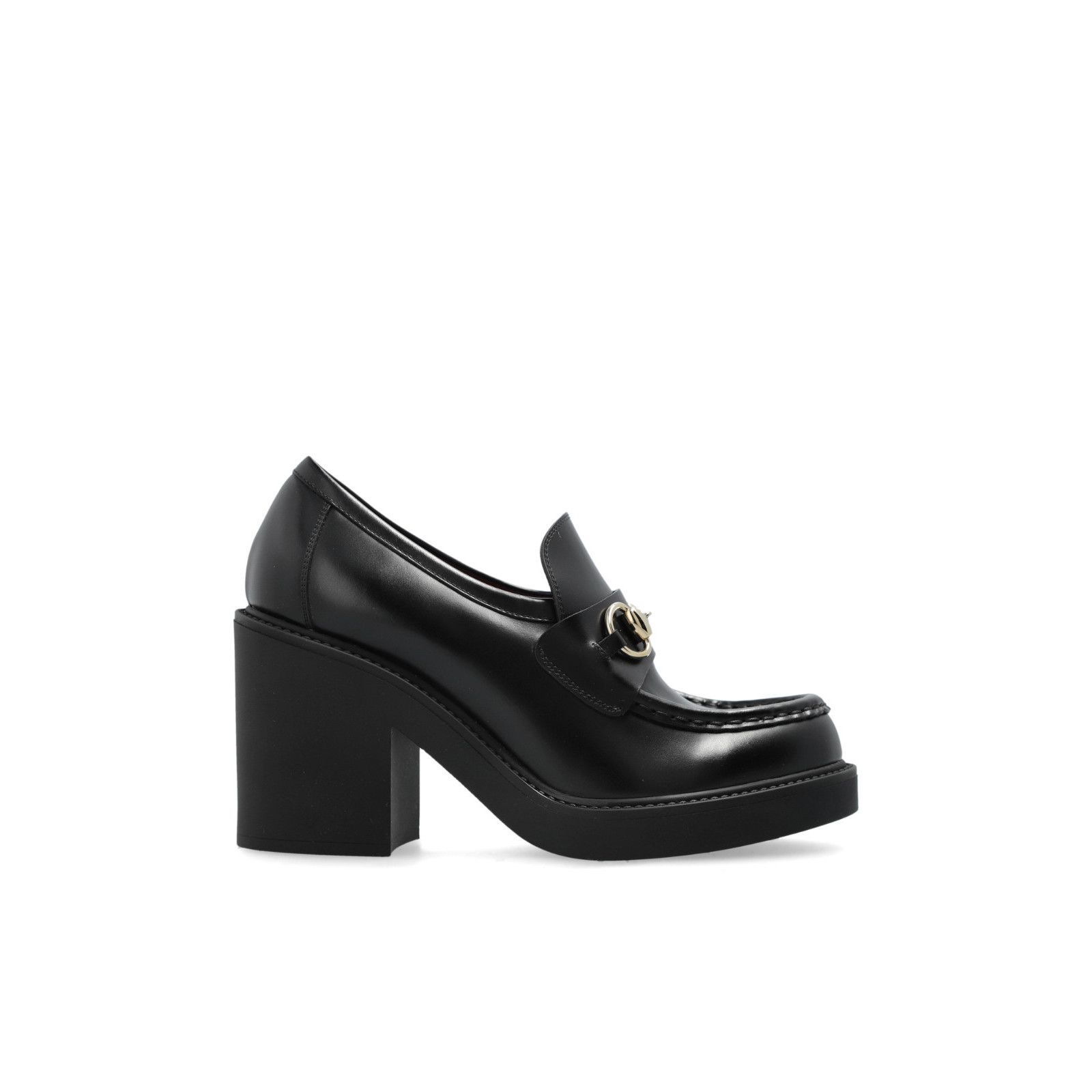 GUCCI Horsebit Black Platform Loafers New & Authentic (Women