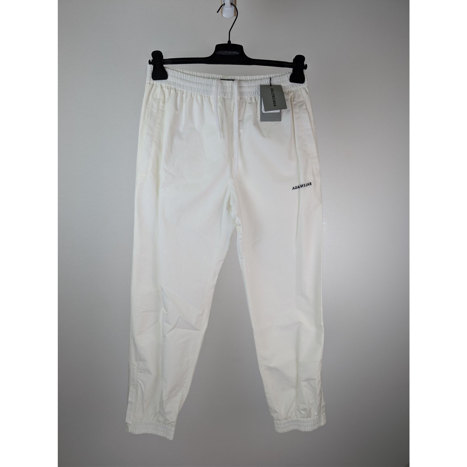Balenciaga o1rshd1 Regular Tracksuit Pants in White Size US 32 / EU 48 - 1 Thumbnail
