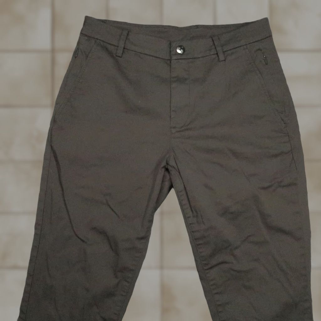 Vintage Birddogs Pants Mens 30x30 Gray Stretch Khakis Stretch Chino Zip Pockets Lined 5-Pocket Design Size US 30 / EU 46 - 1 Thumbnail