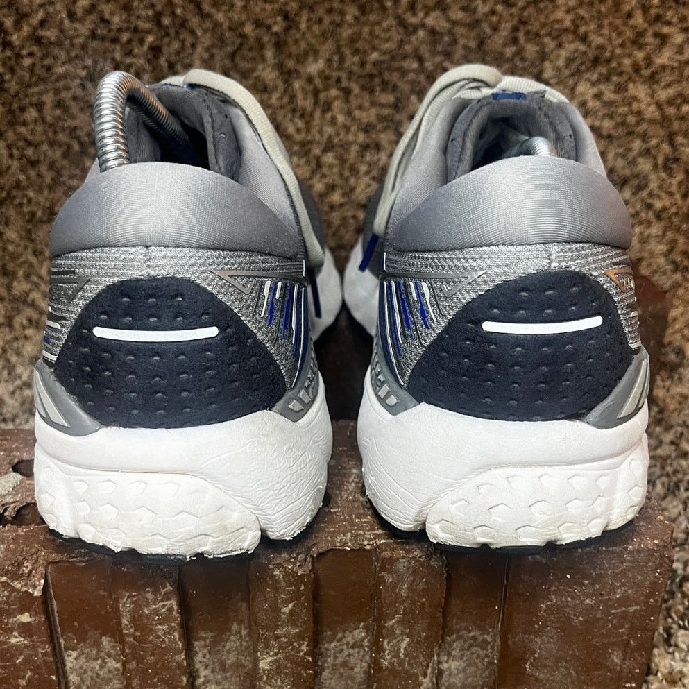 Brooks Brooks Adrenaline GTS 19 Running Sneaker Grey/Blue Men's11.5 Size US 11.5 / EU 44-45 - 9 Thumbnail