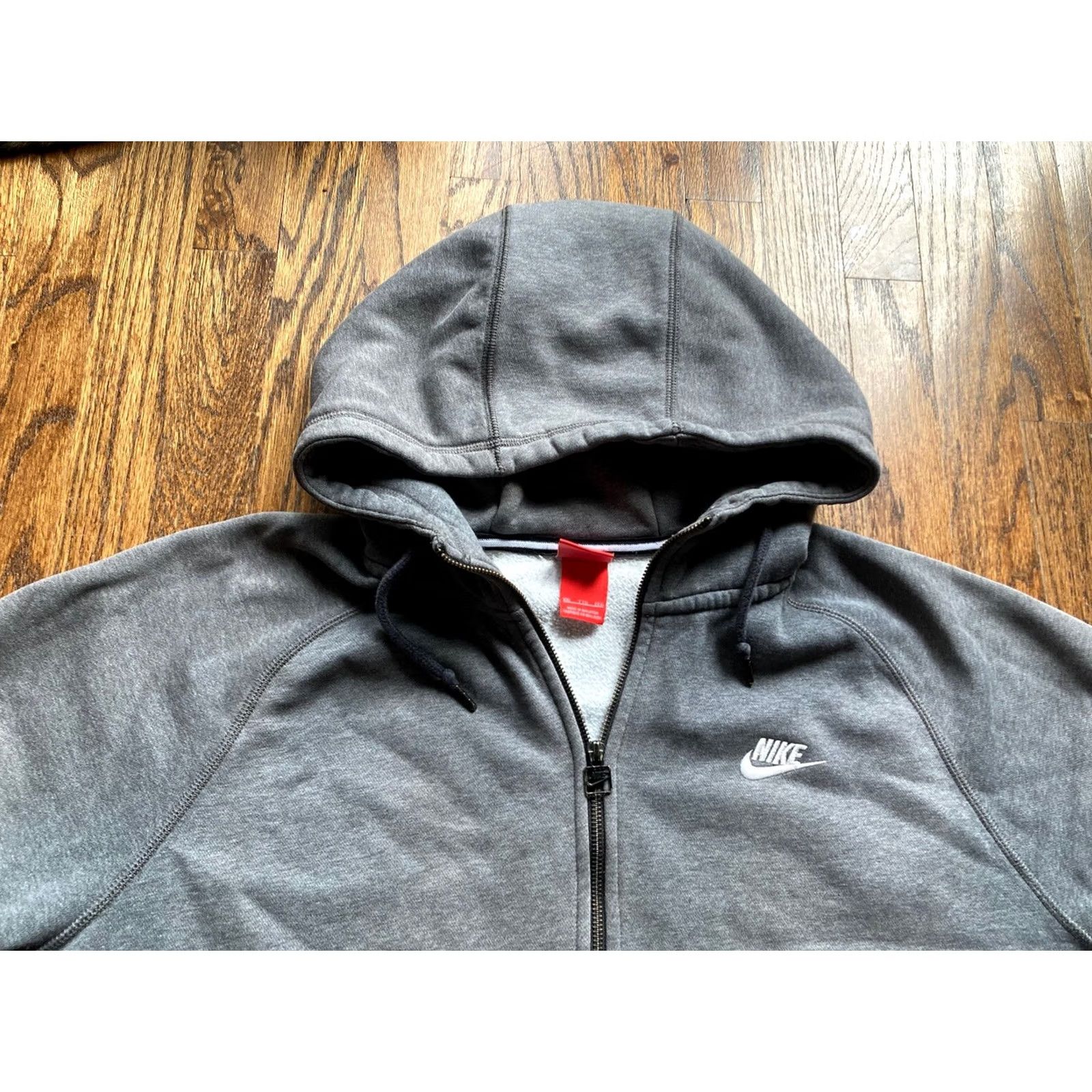 Nike Nike Tech Fleece AW77 Hoodie Sweatshirt Men 2XL Full Zip Gray Size US XXL / EU 58 / 5 - 4 Thumbnail