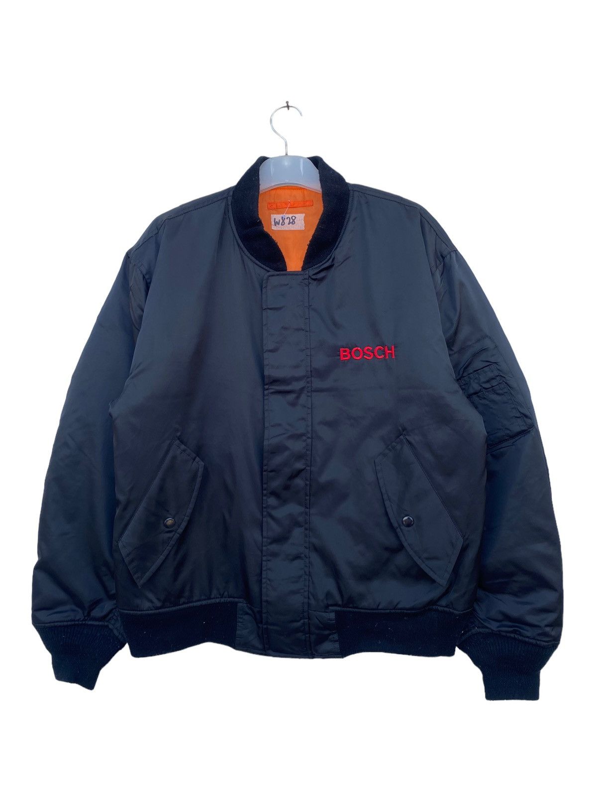 Japanese Brand Vintage Bosch Tools Spellout Bomber Jacket Size US L / EU 52-54 / 3 - 2 Thumbnail