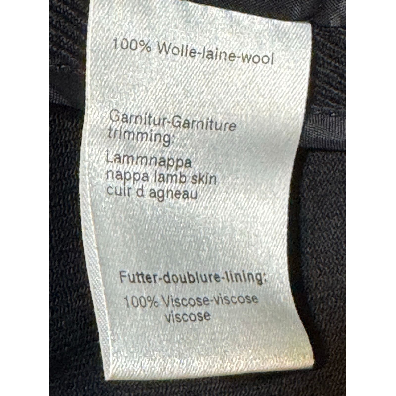 Akris Akris Punto Wool Leather Moto Jacket Black Lambskin Sleeve 6 Size M / US 6-8 / IT 42-44 - 9 Thumbnail