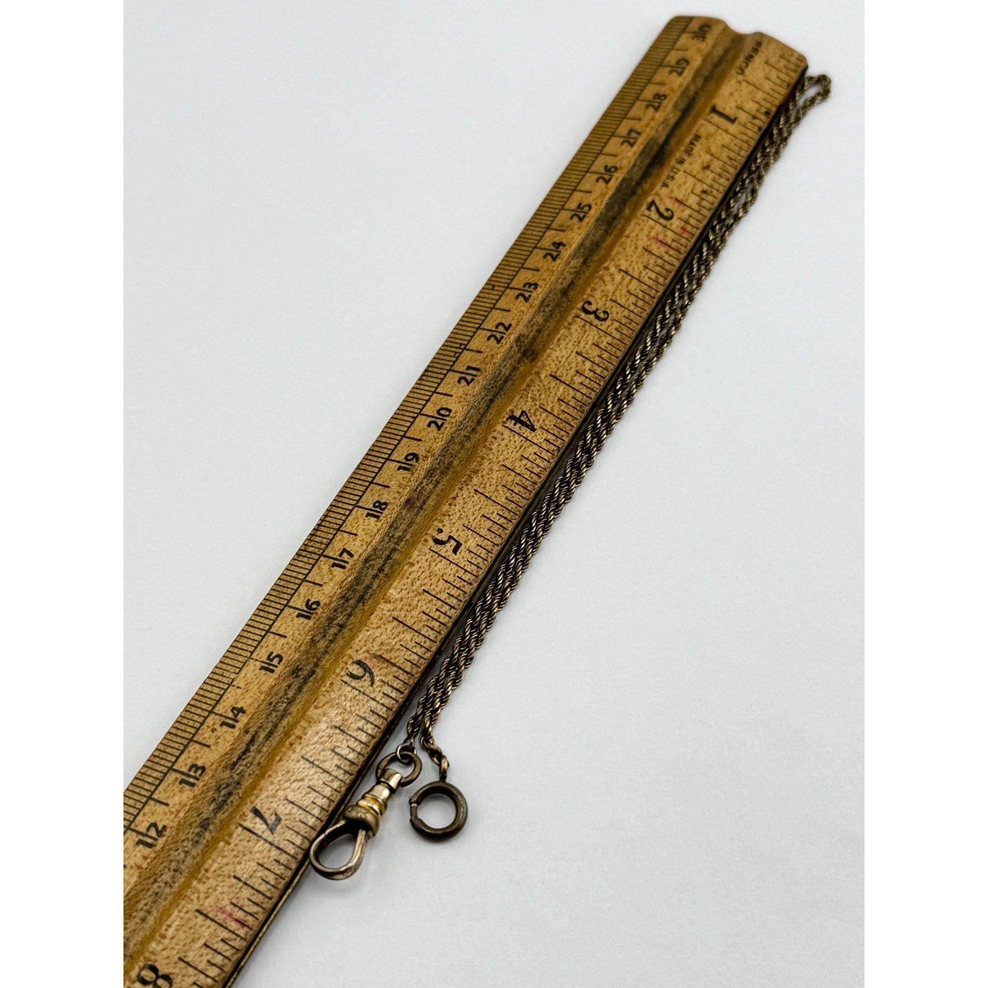 Vintage DB & Co Estate Gold Filled Watch Fob Chain Size ONE SIZE - 5 Thumbnail