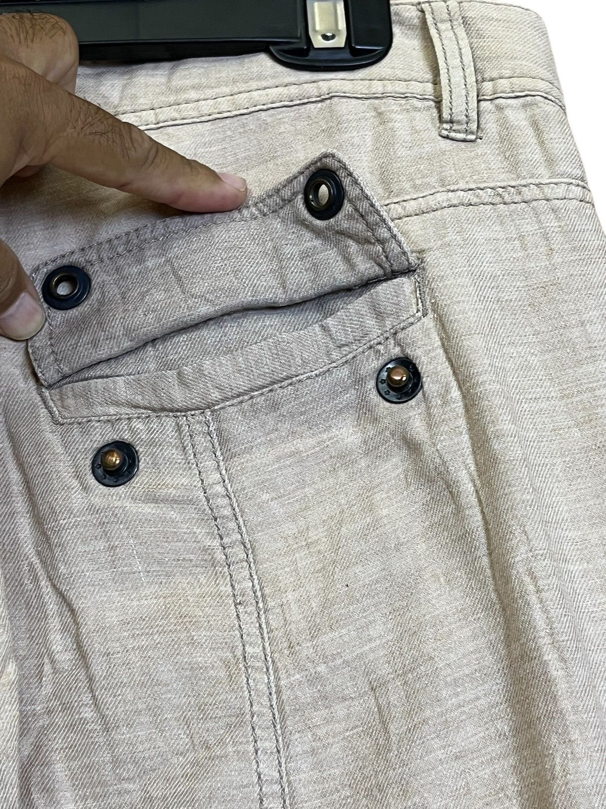 In The Attic SICK🔥IN THE ATTIC MULTIPOCKET 3 QUARTER PANTS Size US 33 - 8 Thumbnail