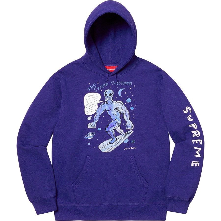 Size M Supreme x Daniel Johnston Hoodie Dark Royal