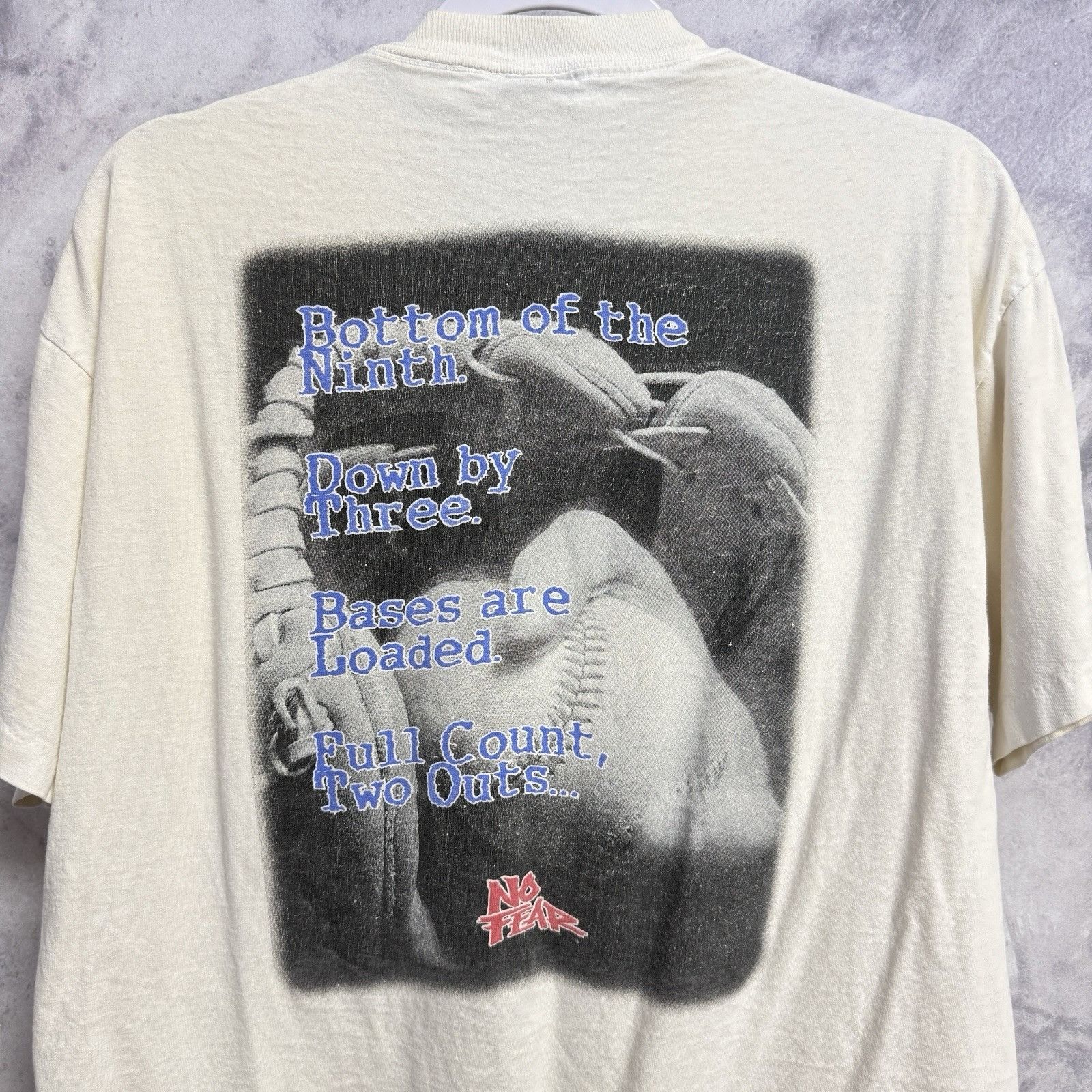 No Fear Vintage No Fear Baseball T Shirt Mens XL White Y2k 90s Size US XL / EU 56 / 4 - 1 Thumbnail