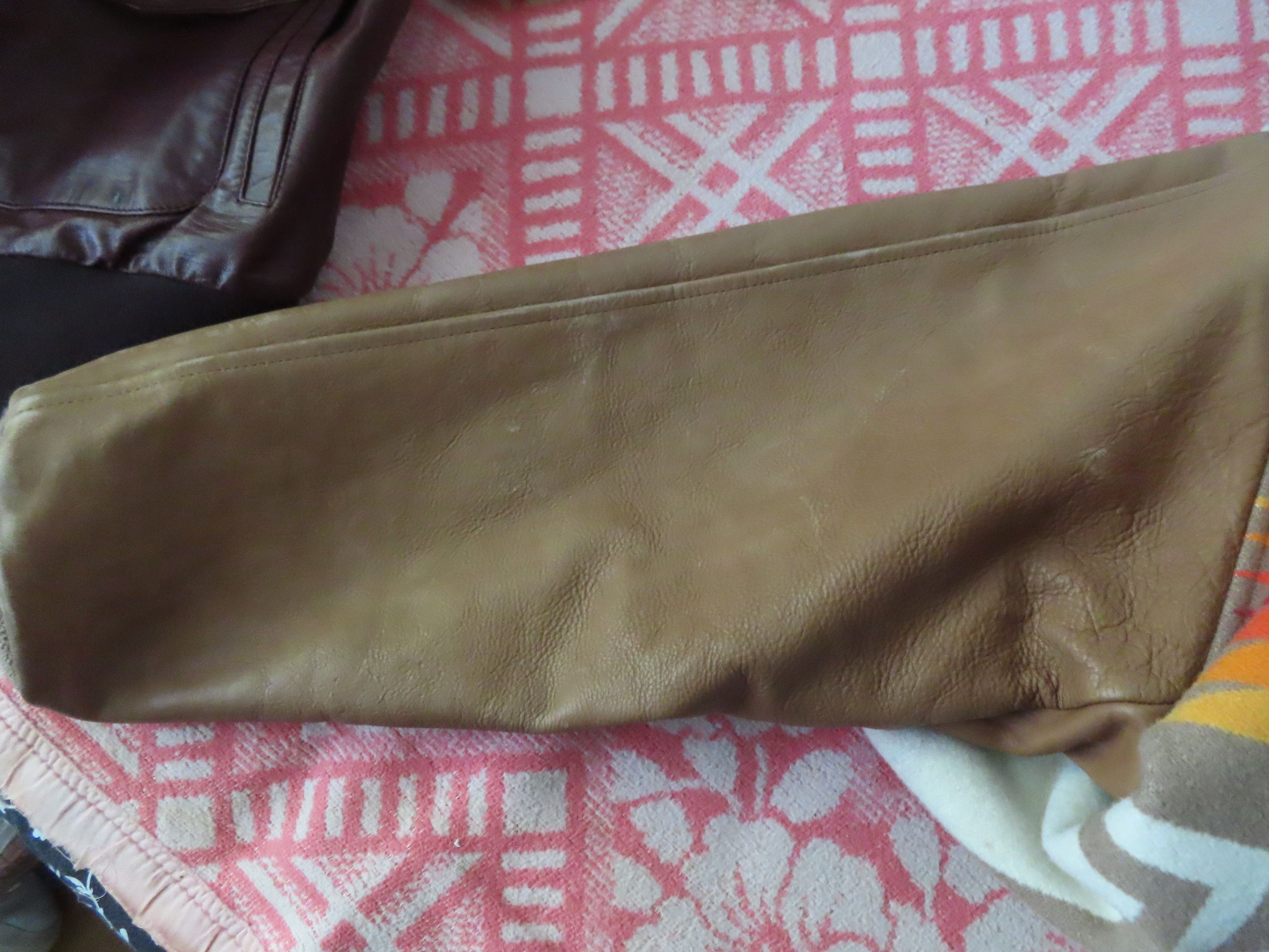 Pendleton × Vintage VTG PENDLETON WOOL WITH LEATHER SLEEVES FULL ZIP JACKET Size US XL / EU 56 / 4 - 8 Thumbnail