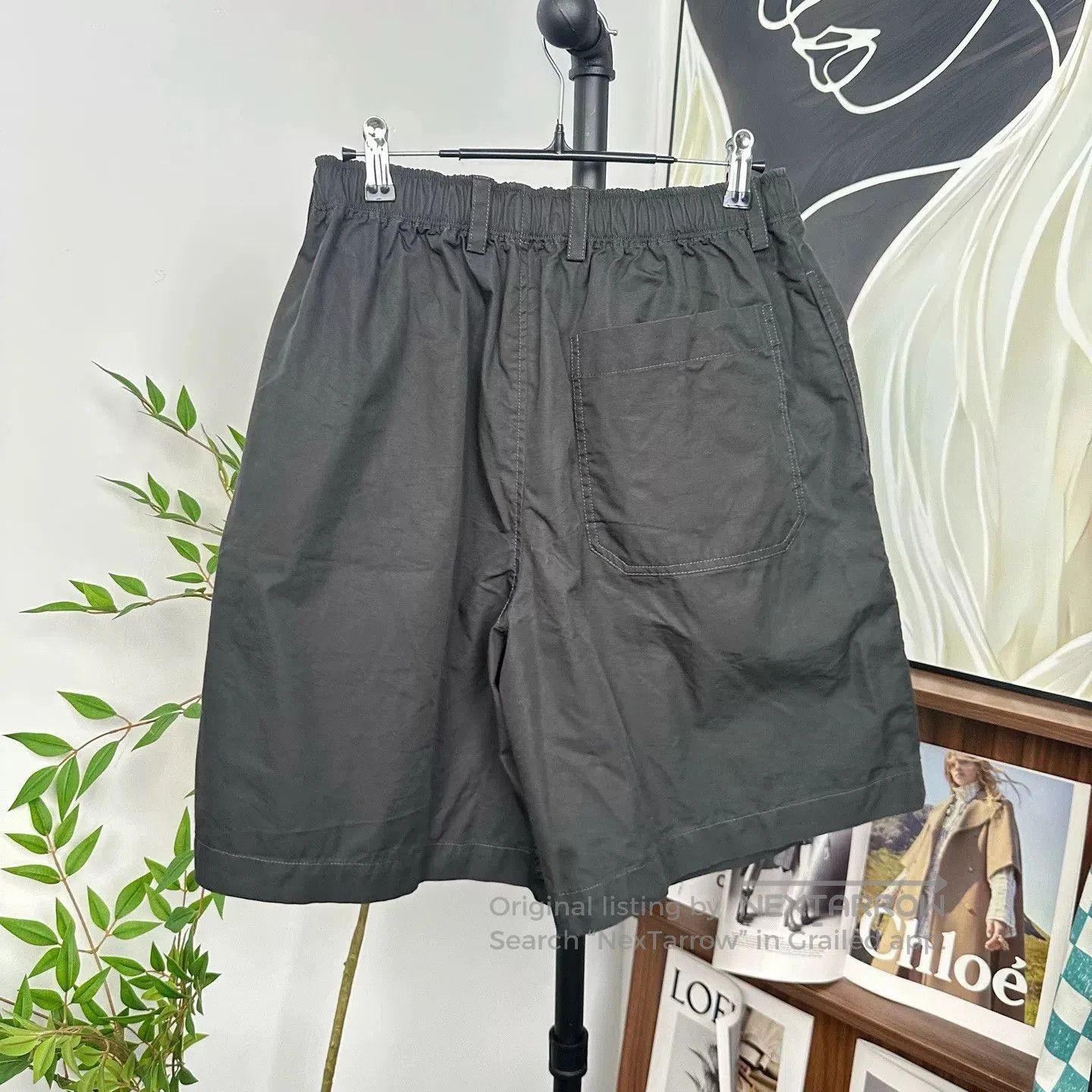 Hermes Hermes Men's Elastic Twill Cotton Loose Shorts. Size US 40 / EU 56 - 2 Thumbnail