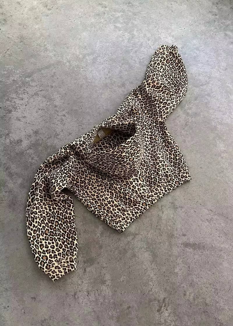 Japanese Brand × Vintage vintage leopard print y2k sweatshirt Size M / US 6-8 / IT 42-44 - 4 Thumbnail