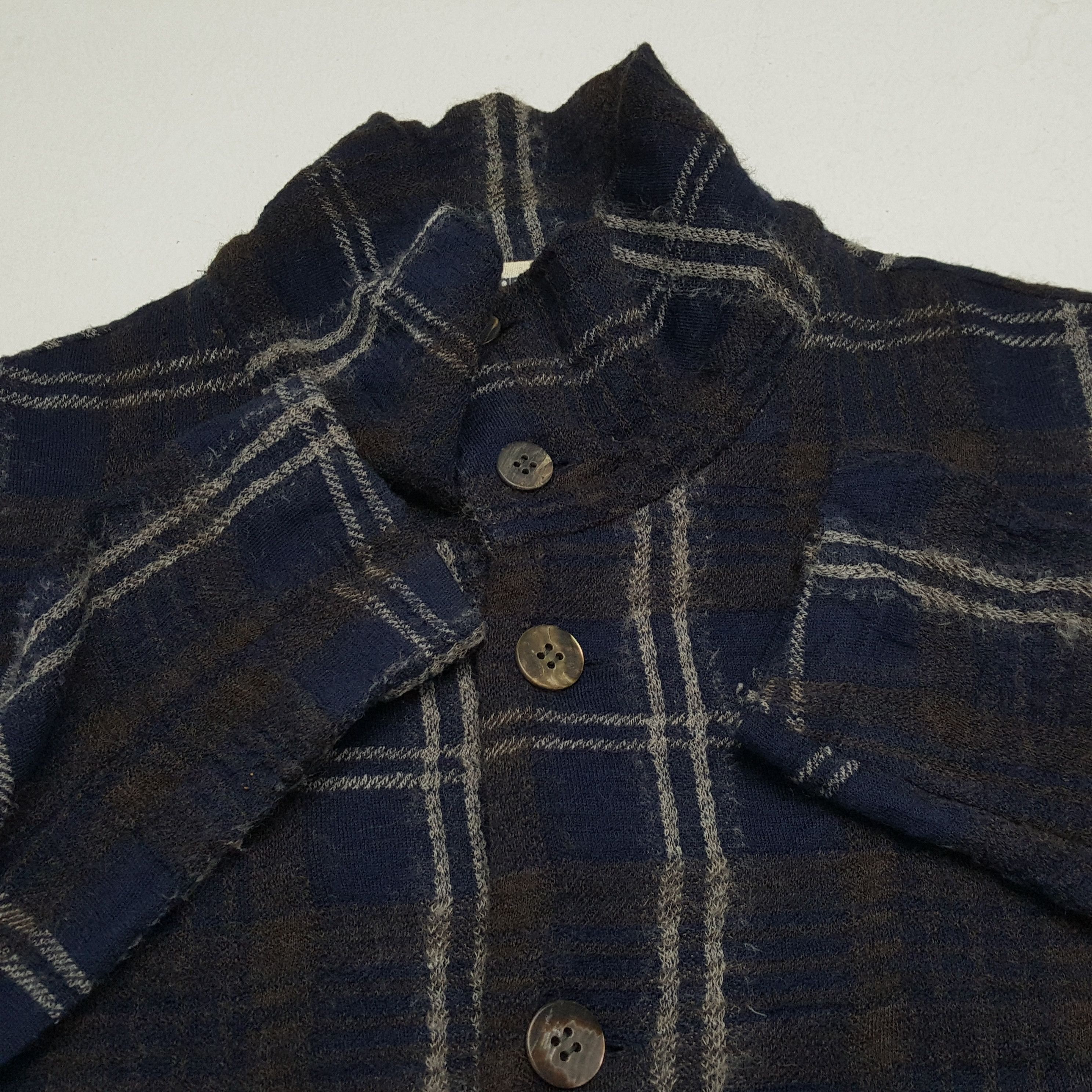 Issey Miyake × Japanese Brand × Vintage PLANTATION by Issey Miyake Japanese Designer Fleece Shirt Size M / US 6-8 / IT 42-44 - 8 Thumbnail
