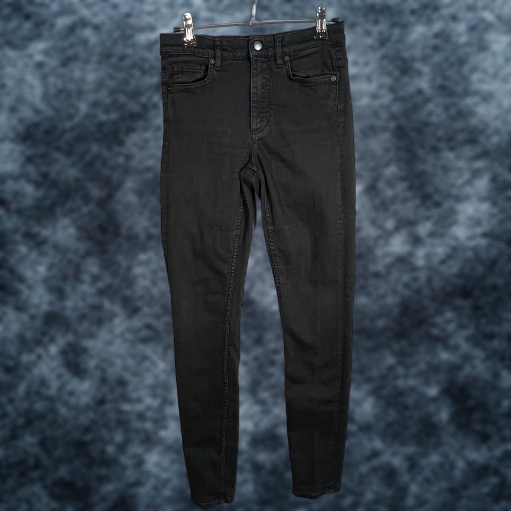 Cos COS Women's Skinny Jeans Denim Black 26 Mid Rise 5-Pocket Womens Size 26" / US 2 / IT 38 - 1 Thumbnail