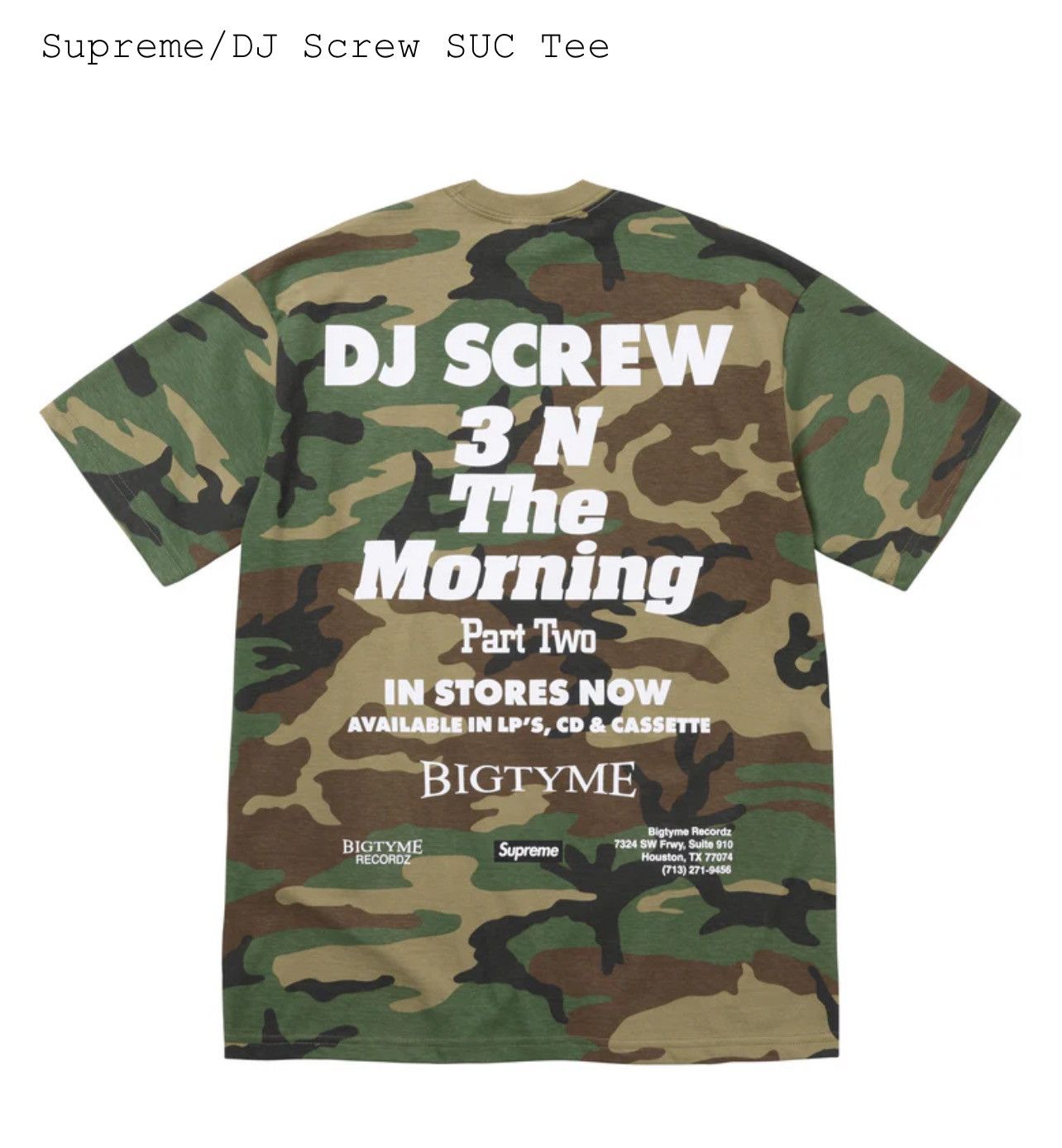 Supreme Supreme x Dj Screw Size US XL / EU 56 / 4 - 3 Thumbnail