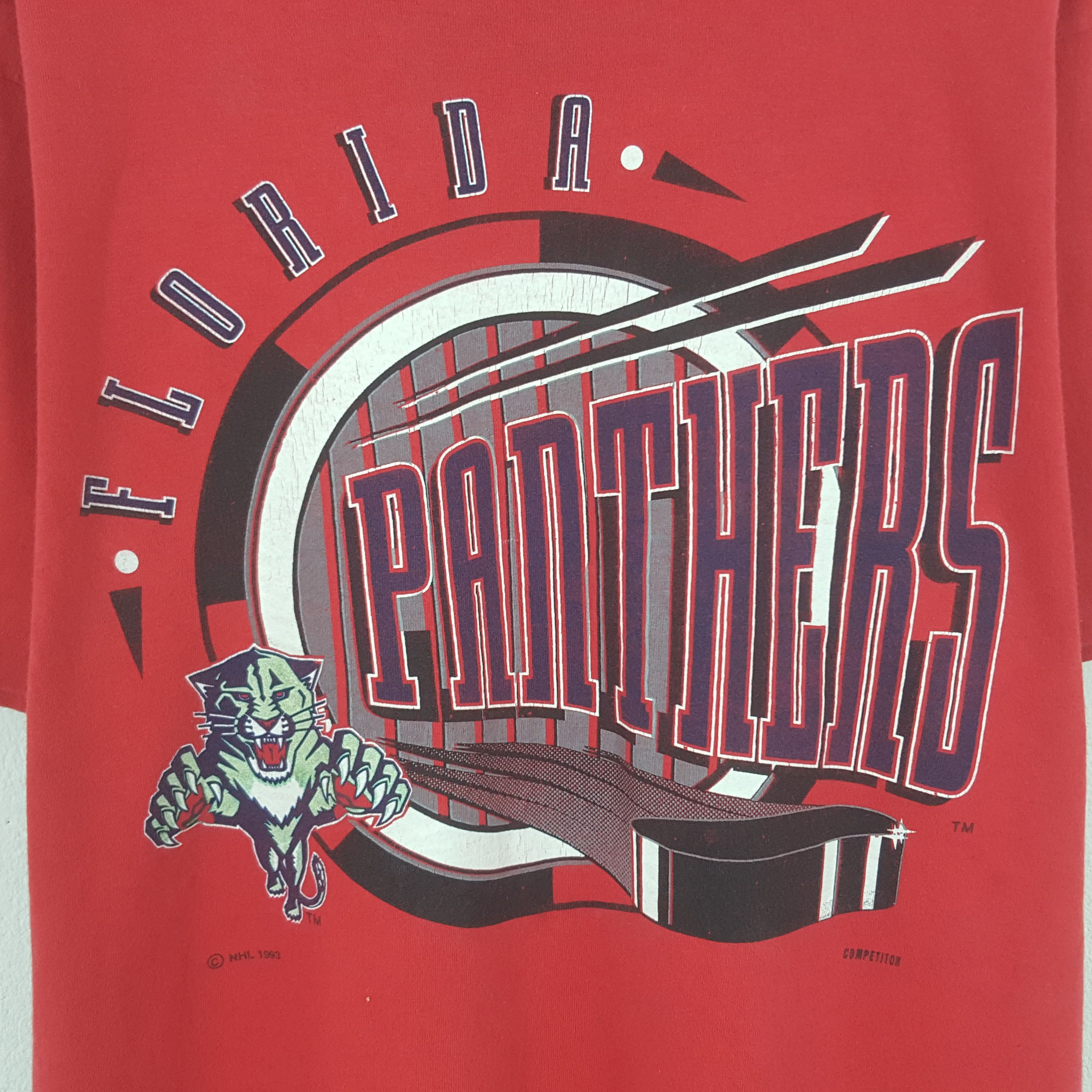 Vintage Vintage Florida Panthers Tshirt Size US L / EU 52-54 / 3 - 2 Thumbnail