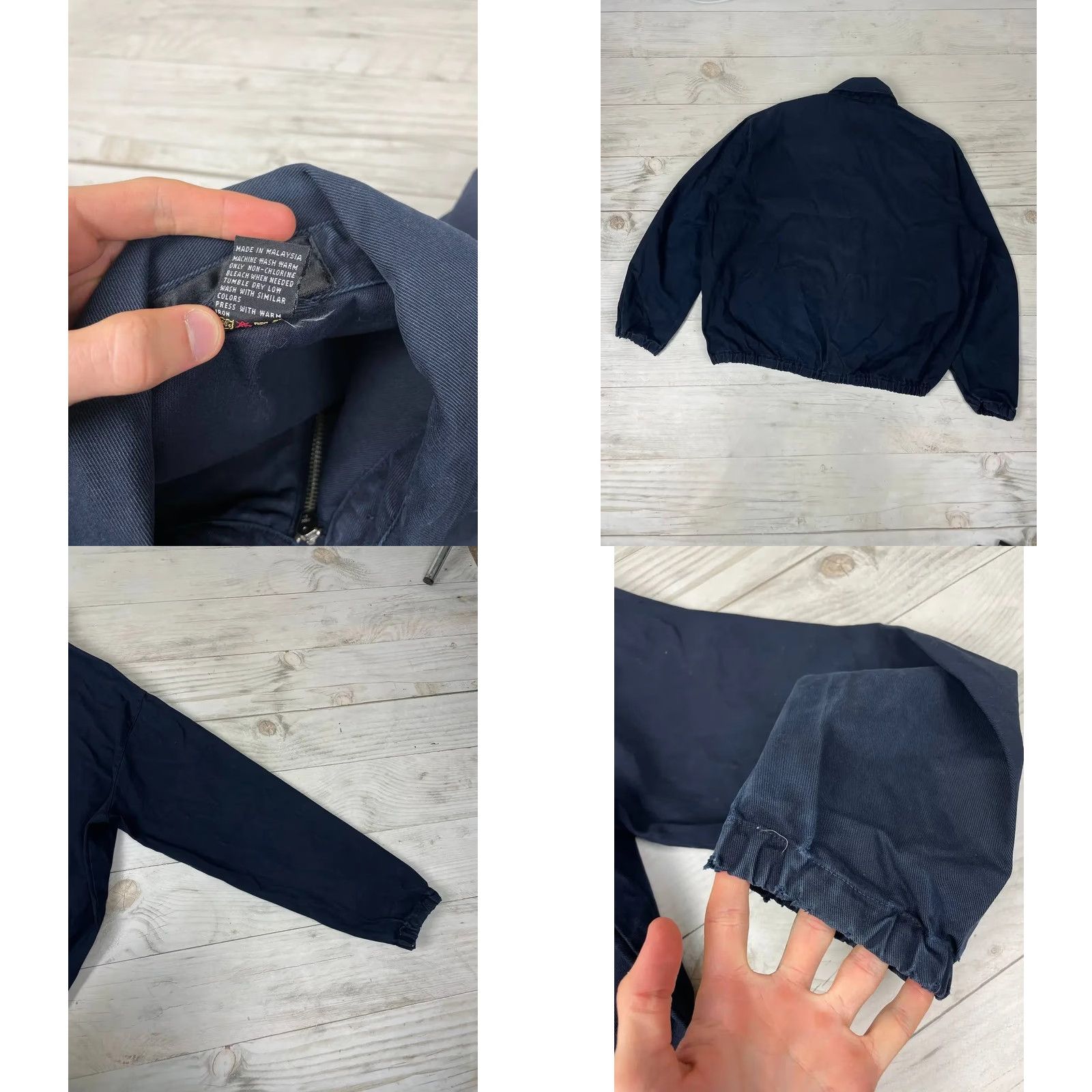 Yves Saint Laurent VINTAGE Yves Saint Laurent YSL Denim Bomber Jacket Men Size L Blue 90s Size US L / EU 52-54 / 3 - 9 Thumbnail
