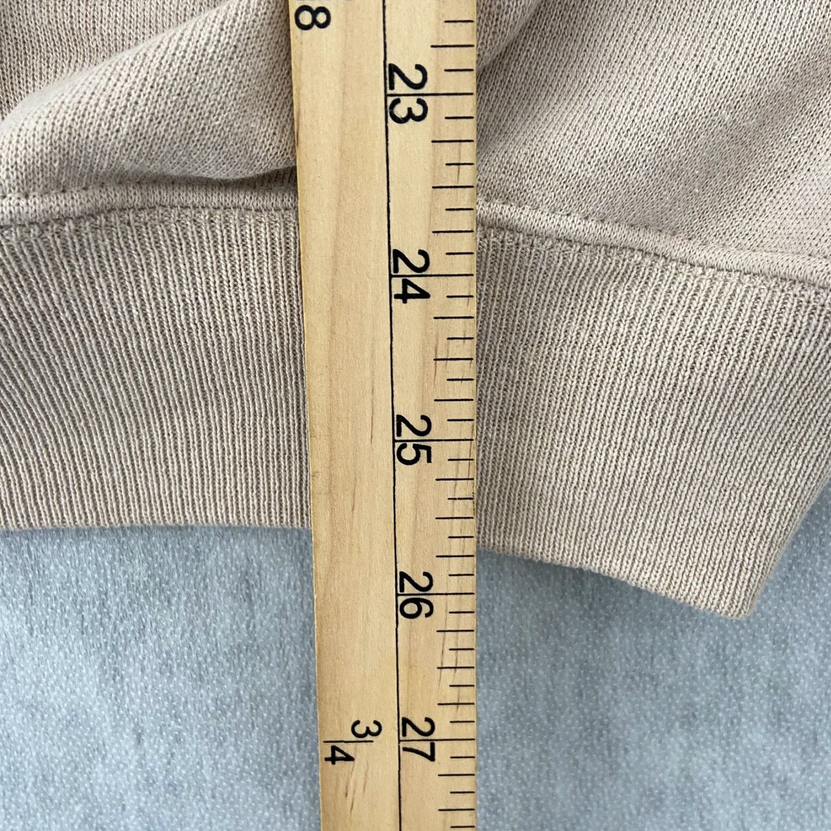 Hanes VINTAGE Hanes Bella Flora Sweatshirt Adult XL Beige Long Sleeve Crew Neck Fleece Activewear Womens Size XL / US 12-14 / IT 48-50 - 7 Thumbnail