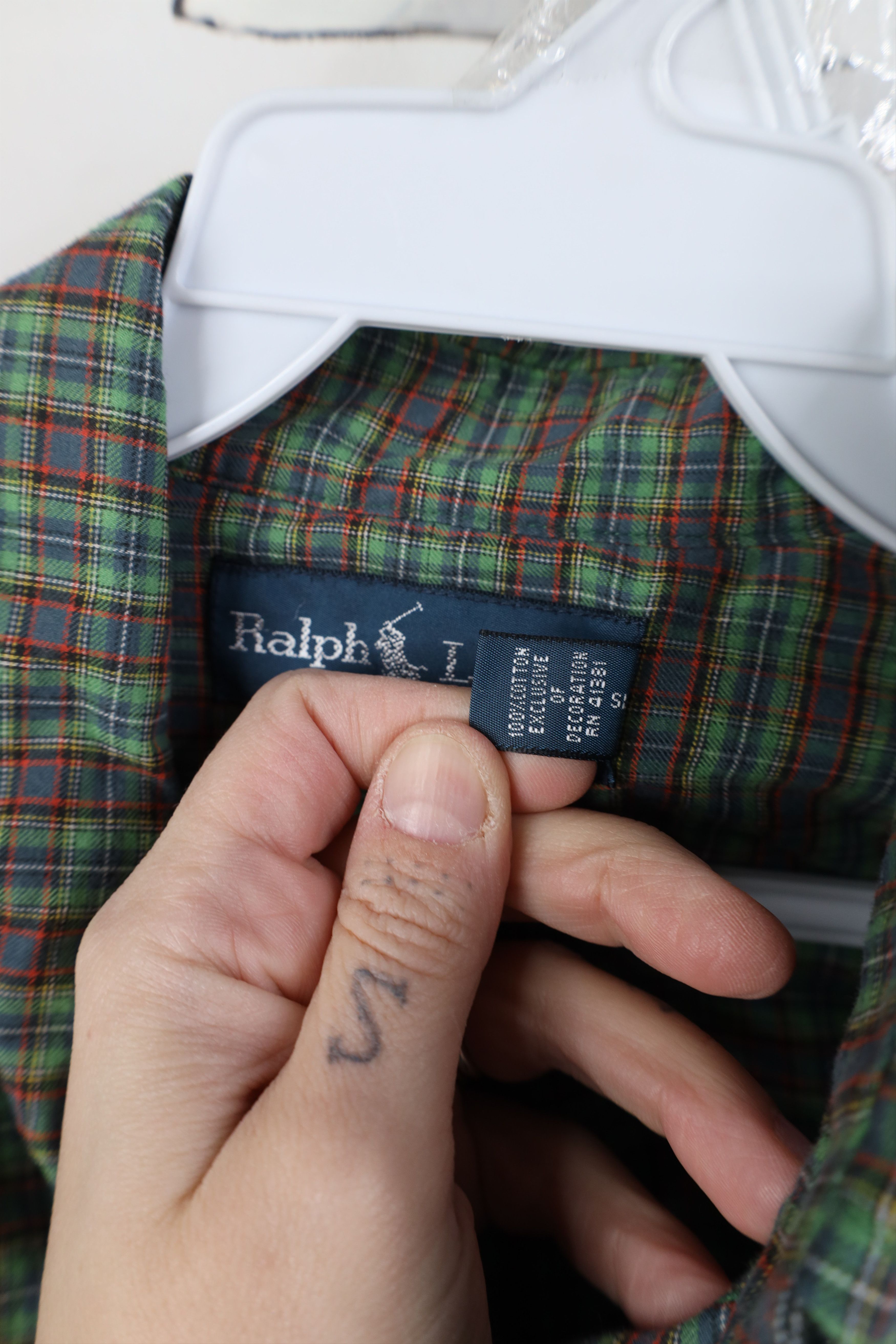 Ralph Lauren Vintage 90s Ralph Lauren Fit Flannel Button Down Shirt Size US M / EU 48-50 / 2 - 9 Thumbnail