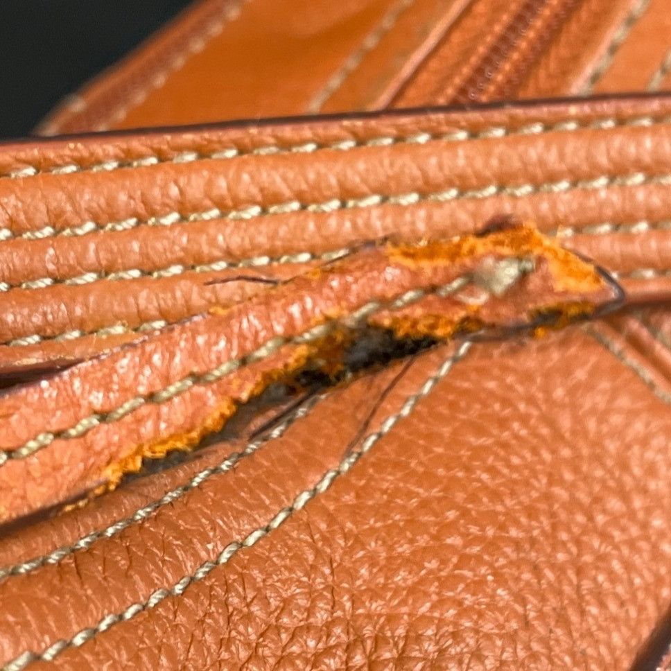 Other Tignanello Women's Orange Leather Purse/Shoulder Bag SKU 529 Size ONE SIZE - 9 Thumbnail