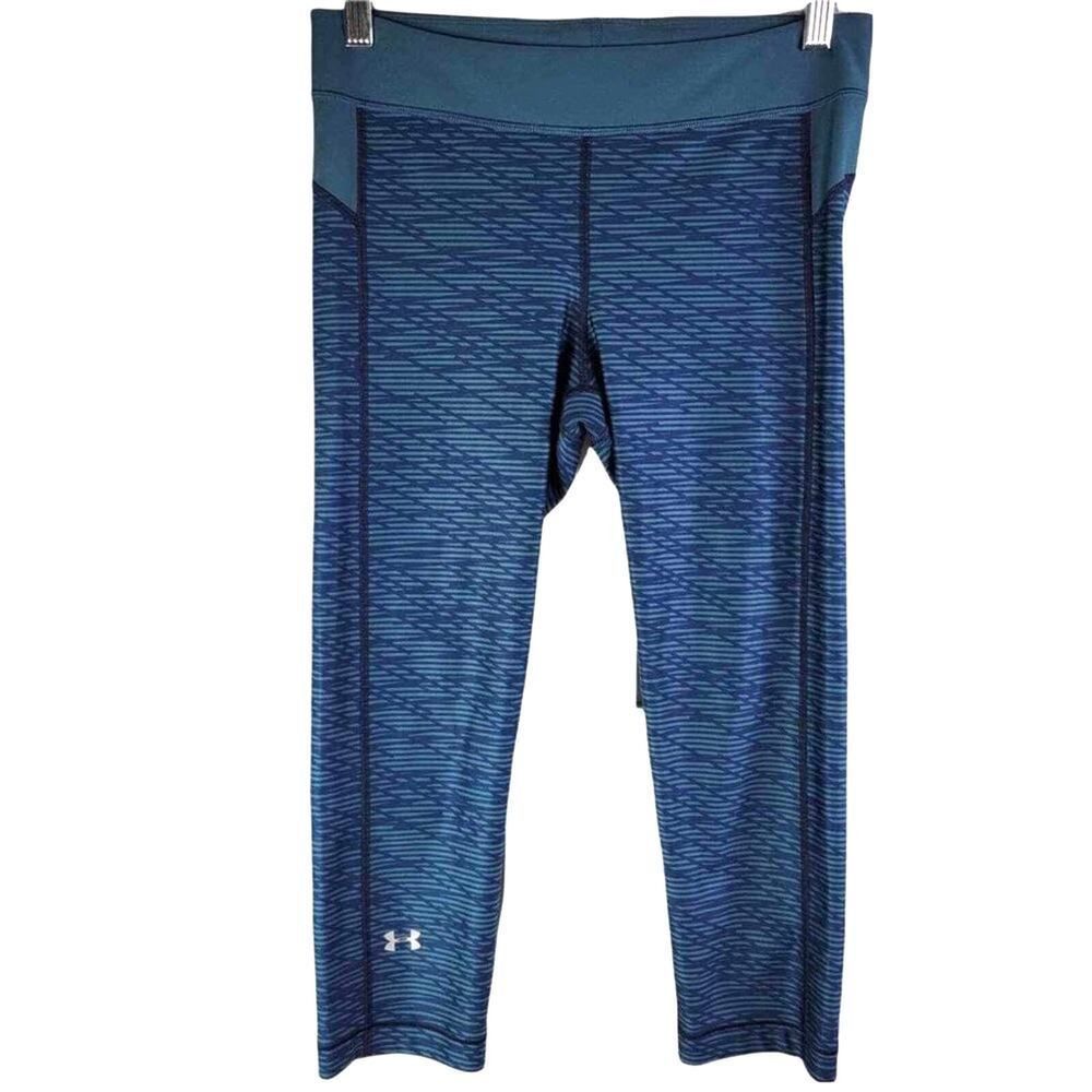 Under Armour Under Armour Womens S HeatGear Capri Leggings Health Goth Cy Size 27" / US 4 / IT 40 - 1 Thumbnail