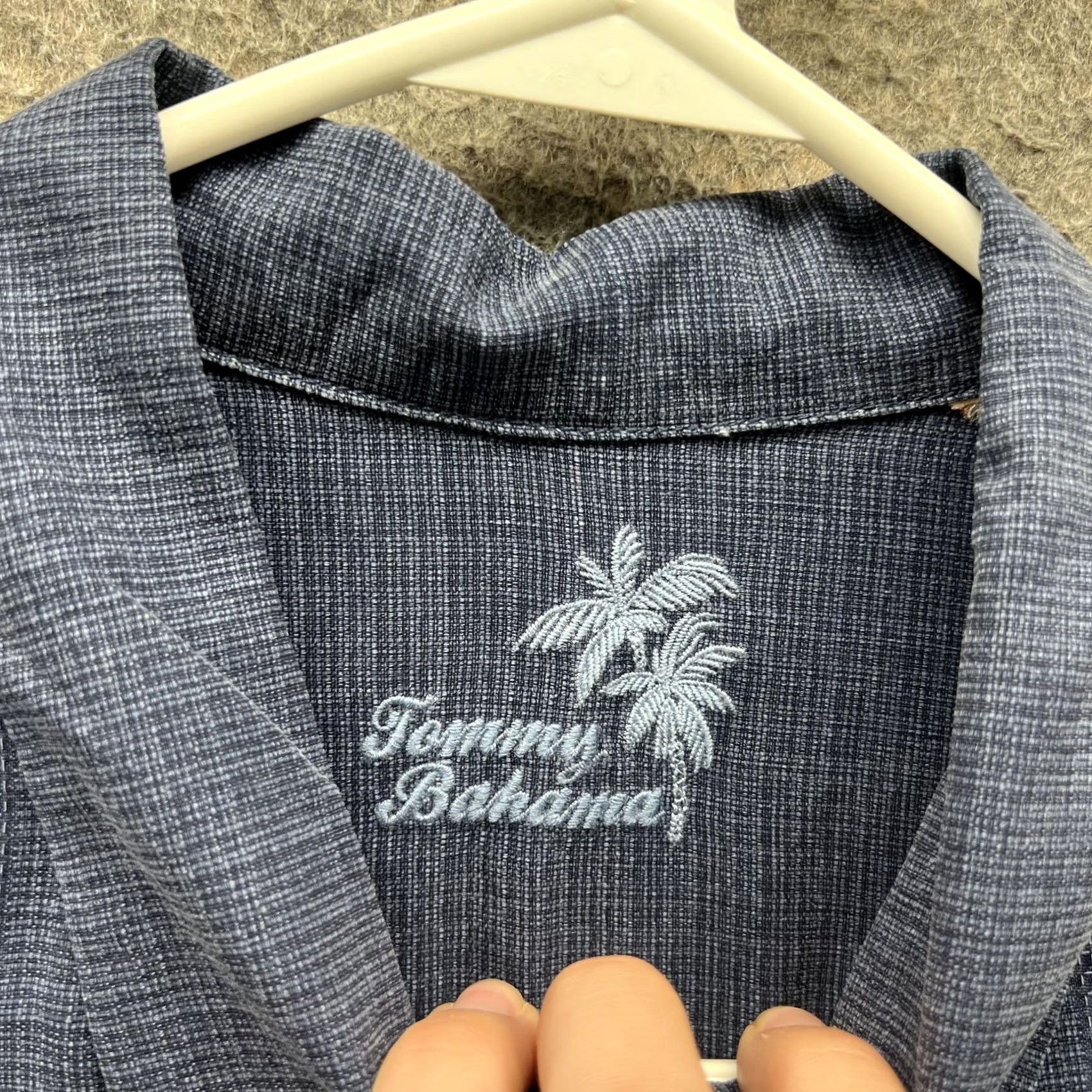 Tommy Bahama Tommy Bahama Shirt Mens 2XL Blue Floral Silk Hawaiian Short Sleeve Button Front Size US XXL / EU 58 / 5 - 2 Thumbnail