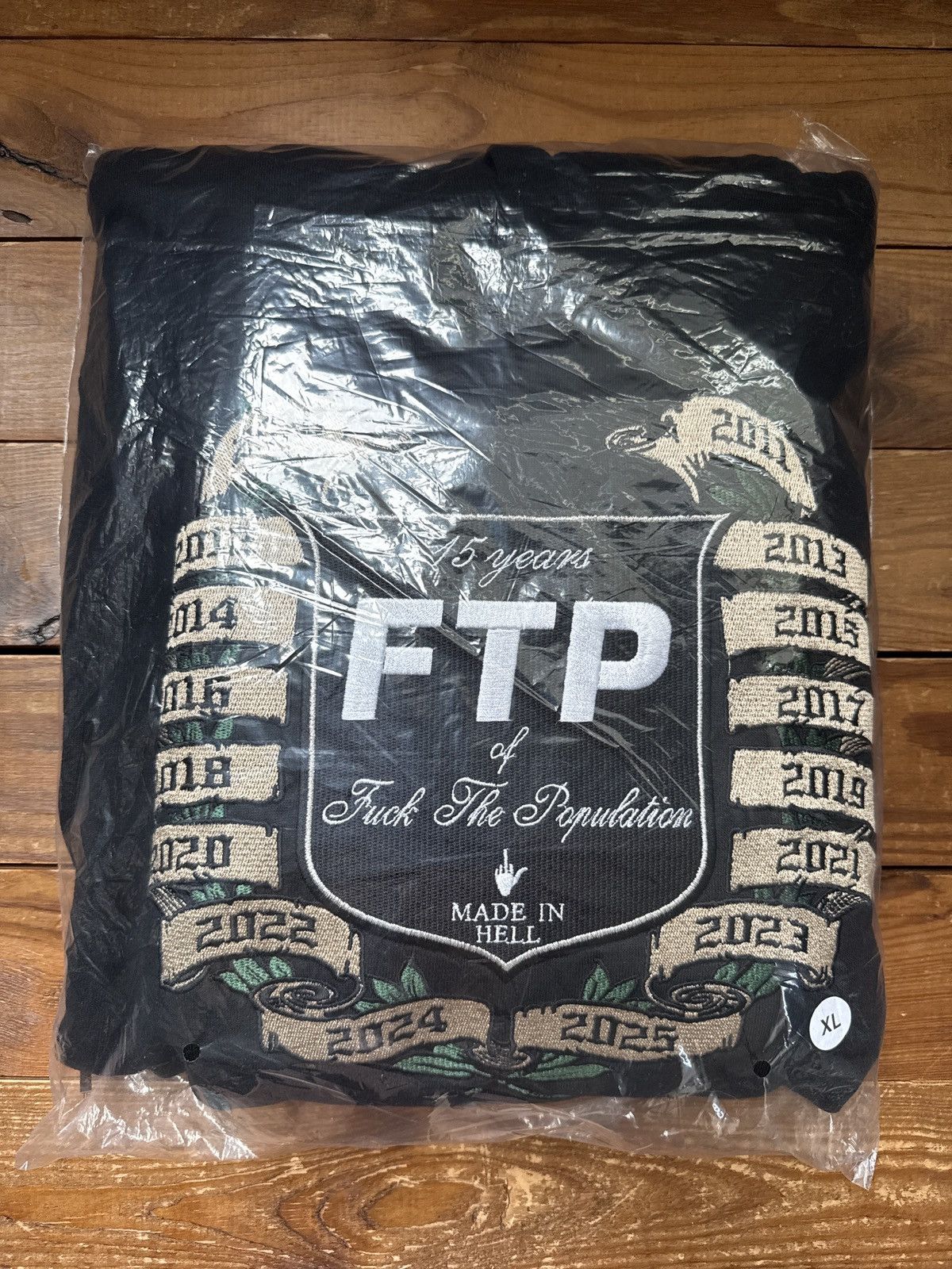 Fuck The Population FTP 15th Anniversary Hoodie Size US XL / EU 56 / 4 - 1 Thumbnail