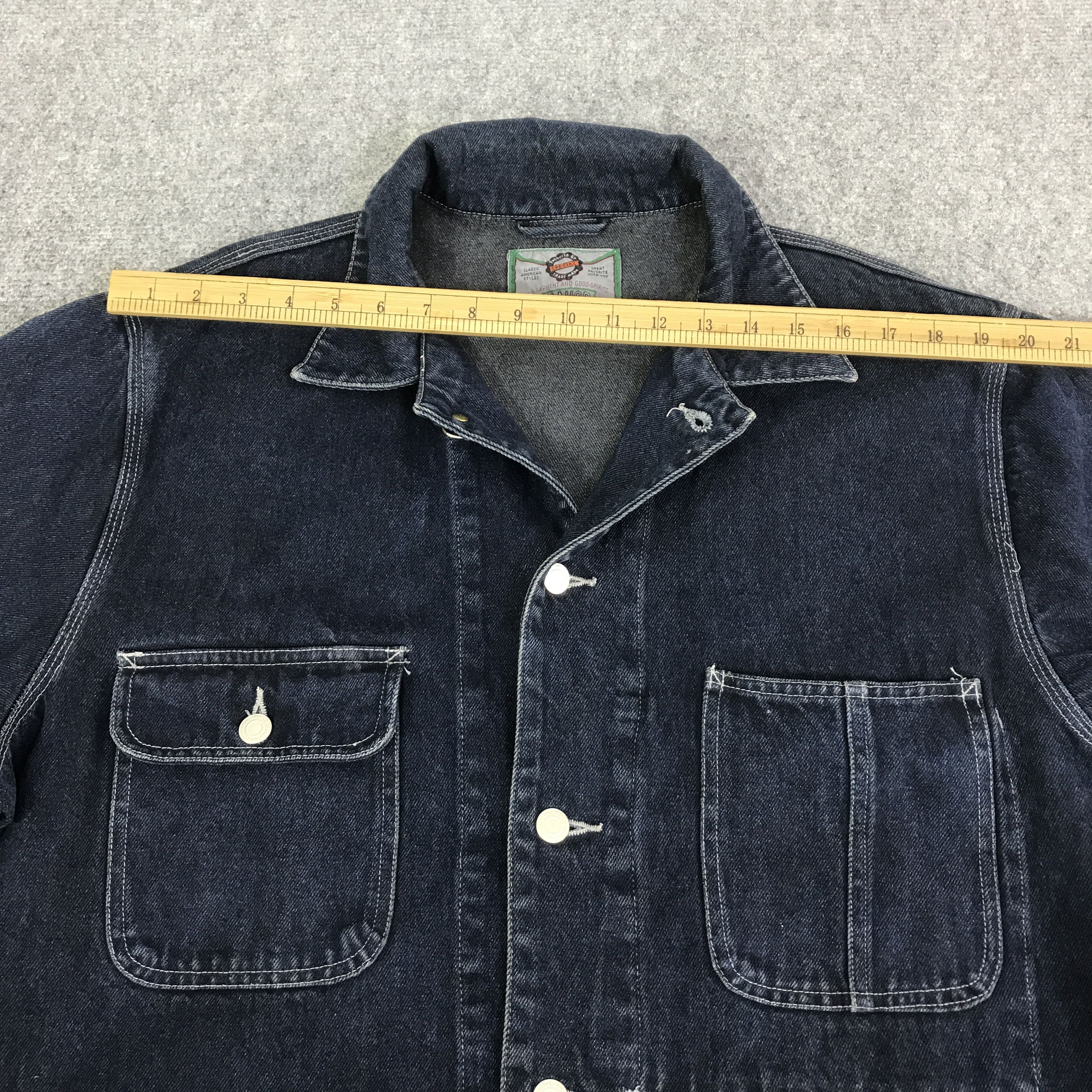 Japanese Brand SEAHOP DENIM JACKET K115B7 Size US L / EU 52-54 / 3 - 5 Thumbnail