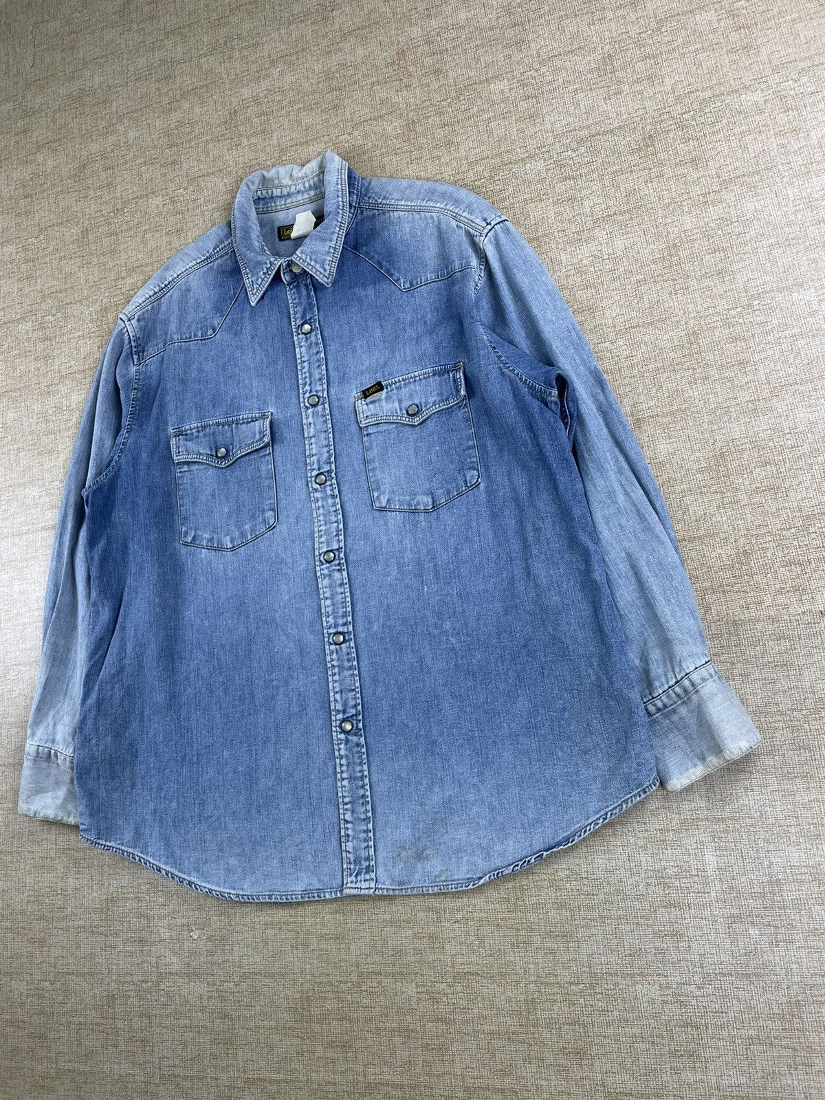 Edwin × Lee × Vintage LEE X EDWIN Vintage Western Union Made Denim Button Ups Size US L / EU 52-54 / 3 - 3 Thumbnail