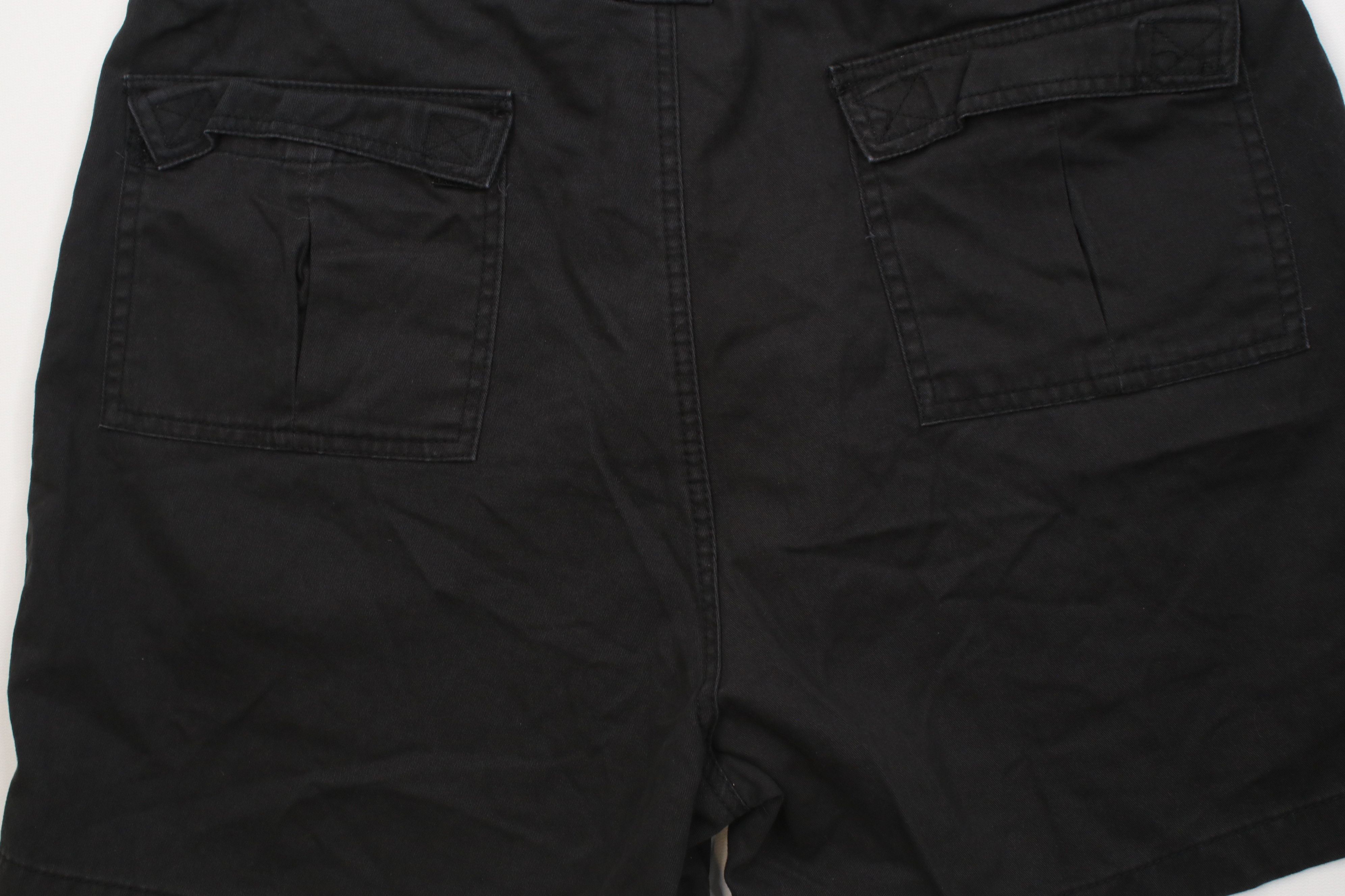 Vintage Vintage 90s Streetwear Above Knee Utility Cargo Shorts Black Size US 40 / EU 56 - 10 Thumbnail