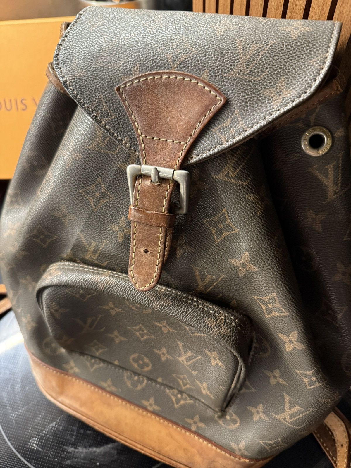 Louis Vuitton Vintage 90’s Louis Vuitton Montsouris Mini PM Bag Size ONE SIZE - 25 Thumbnail
