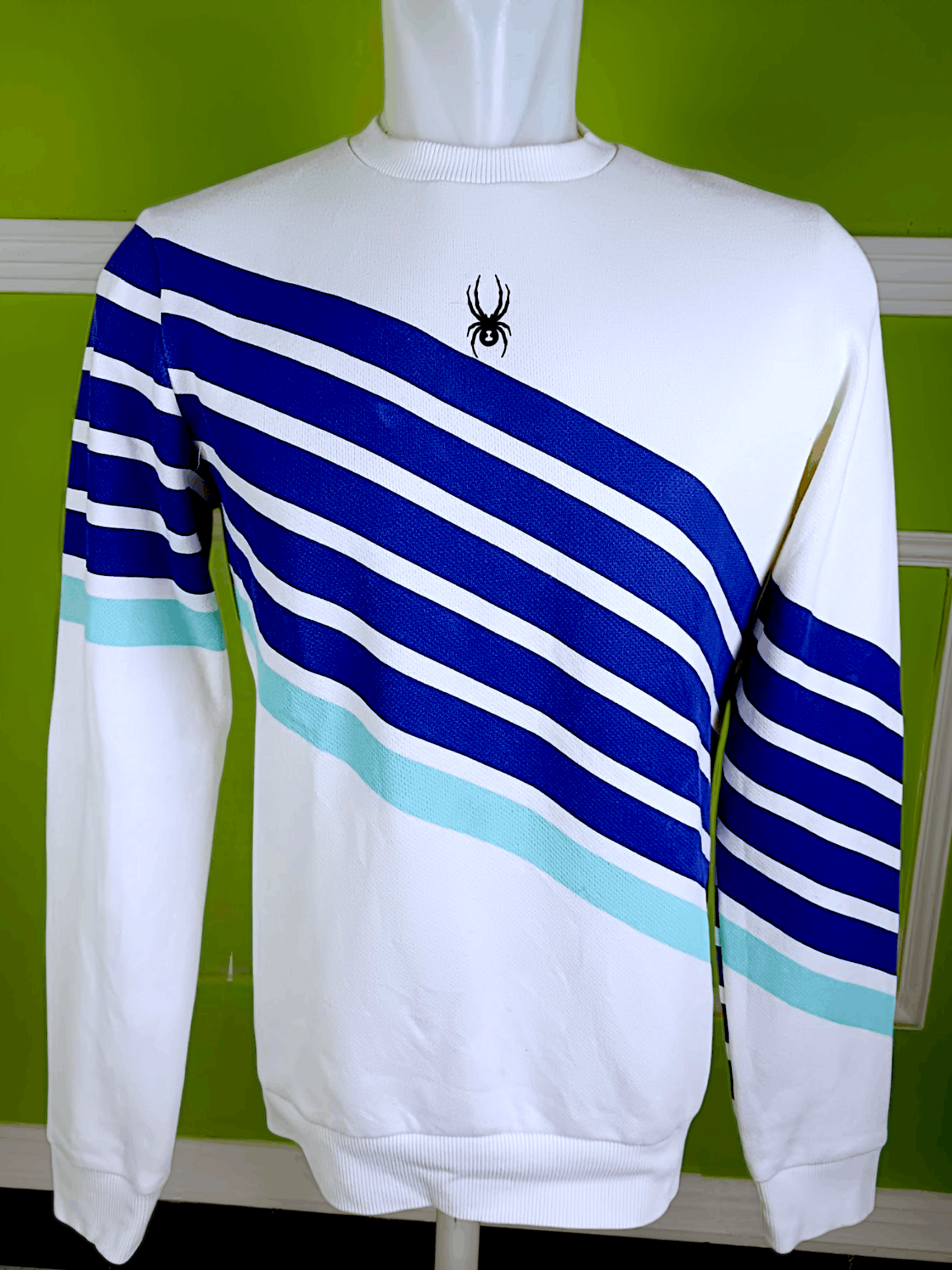 Spyder SPYDER Logo Blue Striped Crewneck Limitless Size US M / EU 48-50 / 2 - 1 Thumbnail