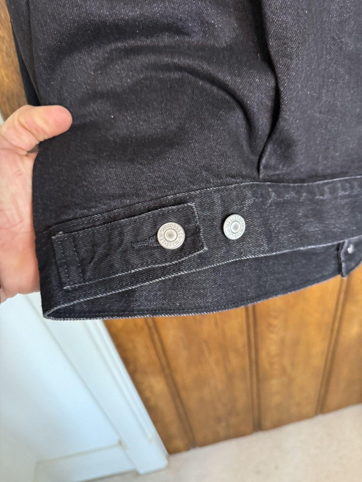 DENIM TEARS × Levi's Denim tears Levi’s black studded trucker jacket BNWT Size US L / EU 52-54 / 3 - 17 Thumbnail