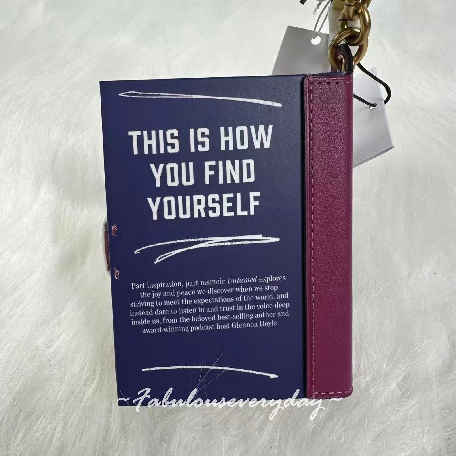 Coach Coach Untamed By Glennon Doyle Book Bag Charm 352 Pages NWT Size ONE SIZE - 6 Thumbnail