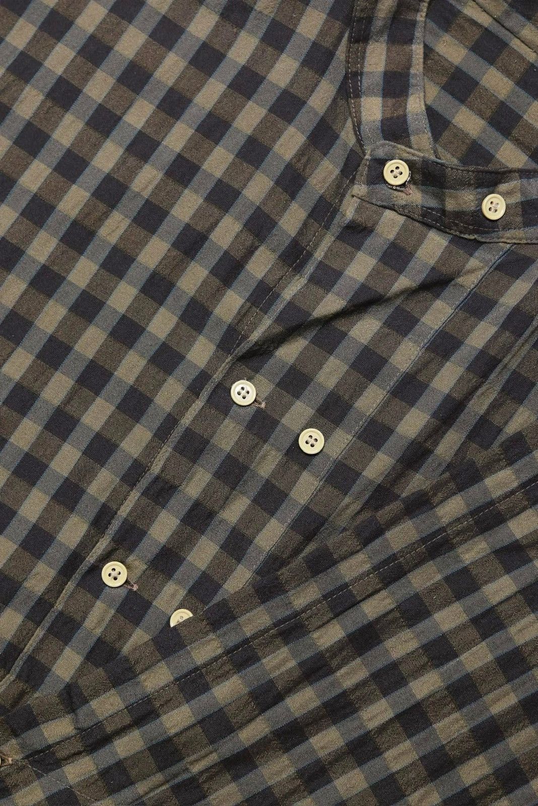 Vintage VINTAGE ARTISANAL MADE DOUBLE BREASTED TARTAN RAYON SHIRT Size US L / EU 52-54 / 3 - 5 Thumbnail