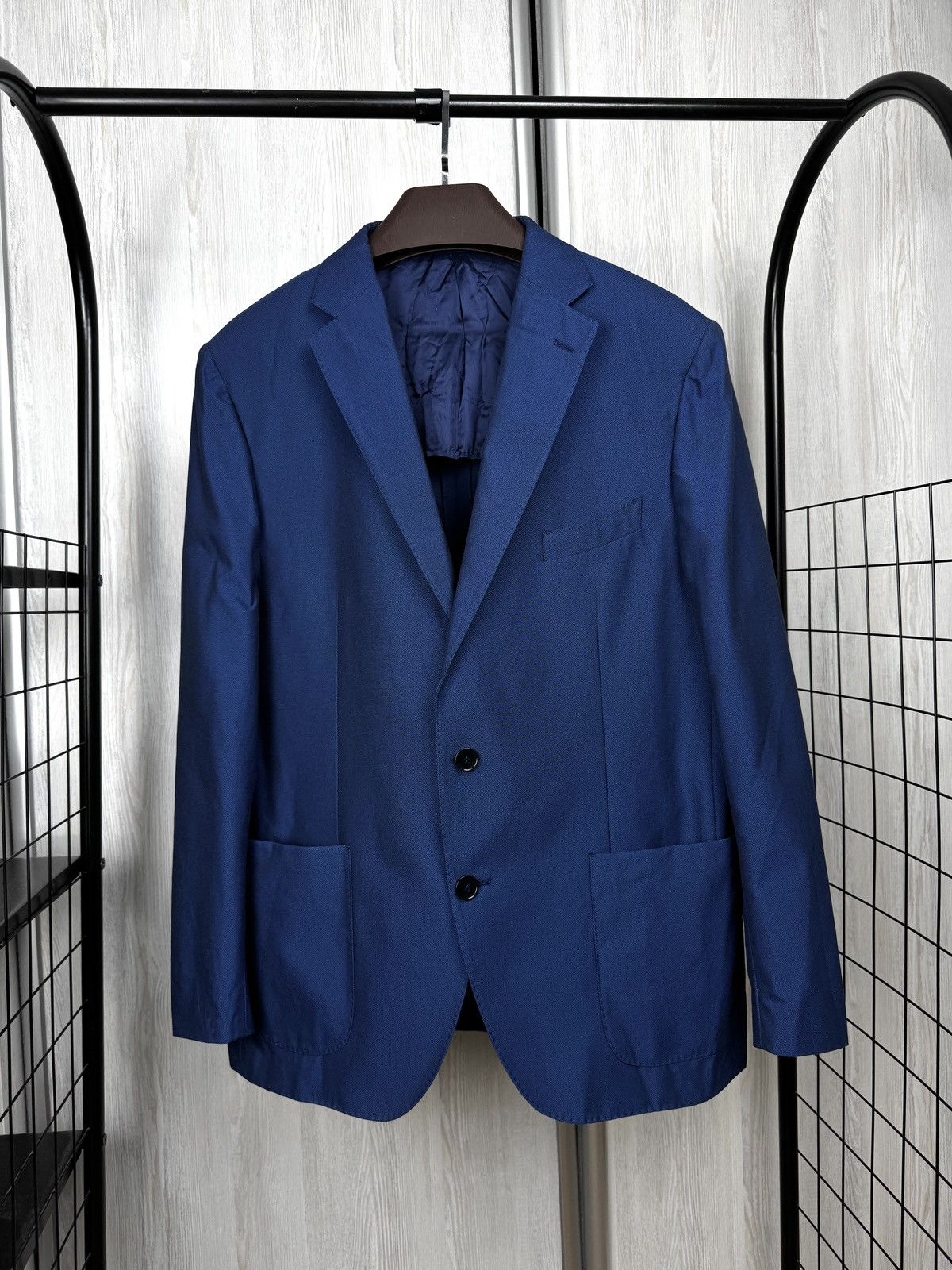 Other San Remo 1950 x Duca Visconti diModrone blue cotton blazer Size 48R - 1 Thumbnail