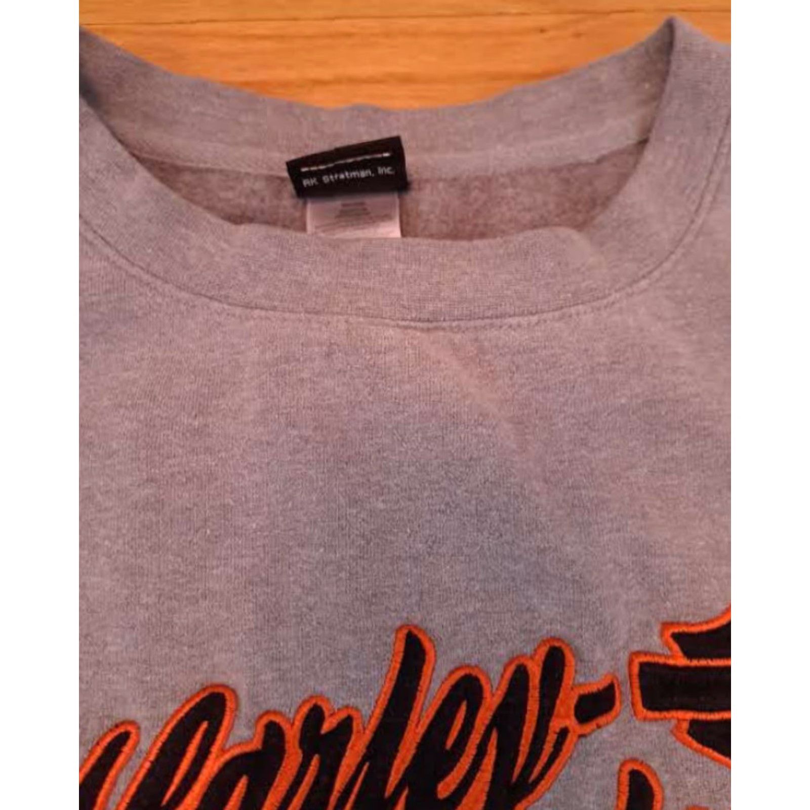 Harley Davidson Harley-Davidson Sweatshirt Mens L Gray Stitch Pullover Canvas 25in 24in Chest Grey Motown Detroit Michigan Stitched Large Sweatshirt Grey Size US L / EU 52-54 / 3 - 3 Thumbnail