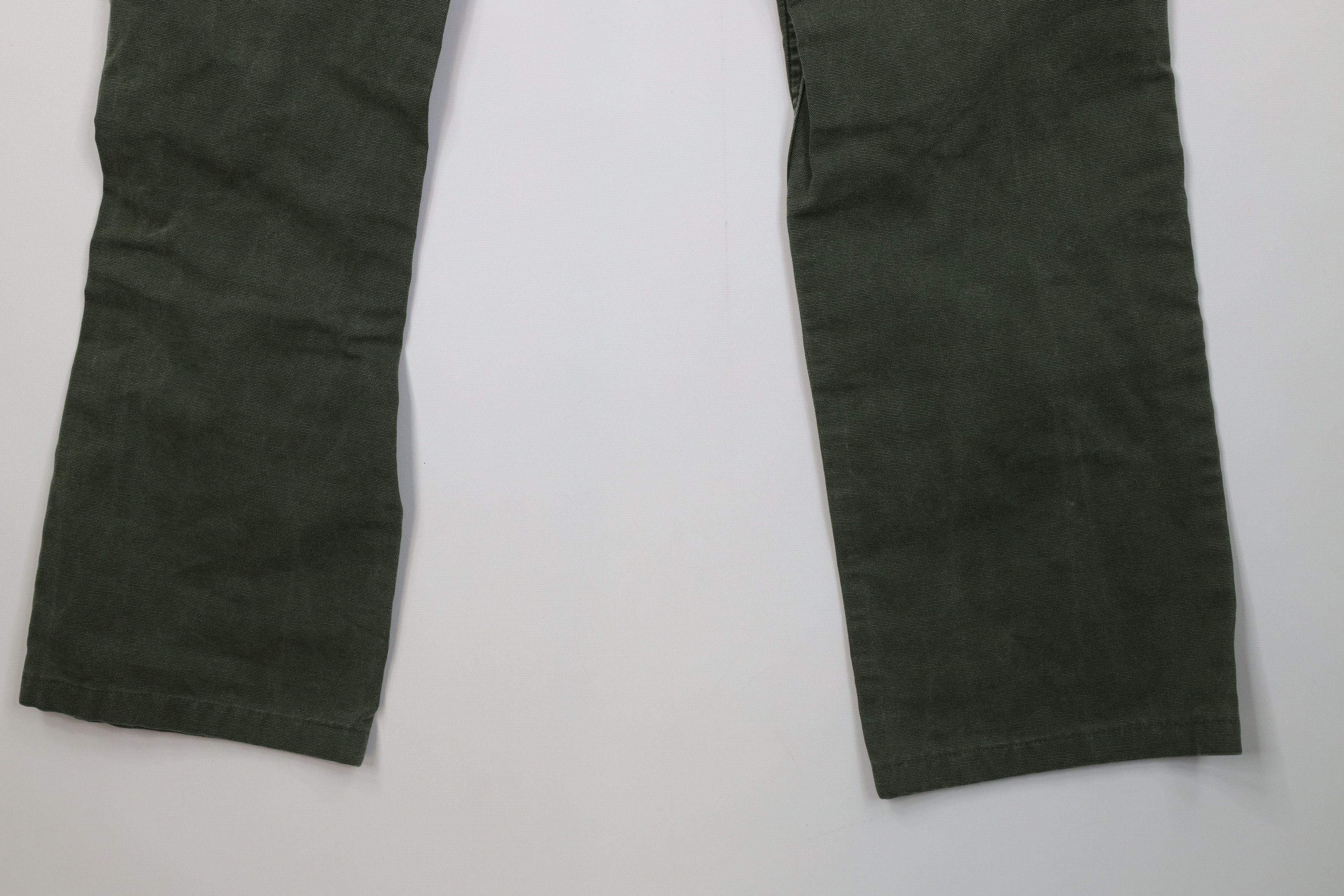 Levi's Vintage Y2K Levis 514 Cotton Canvas Straight Leg Jeans Green Size US 32 / EU 48 - 12 Thumbnail