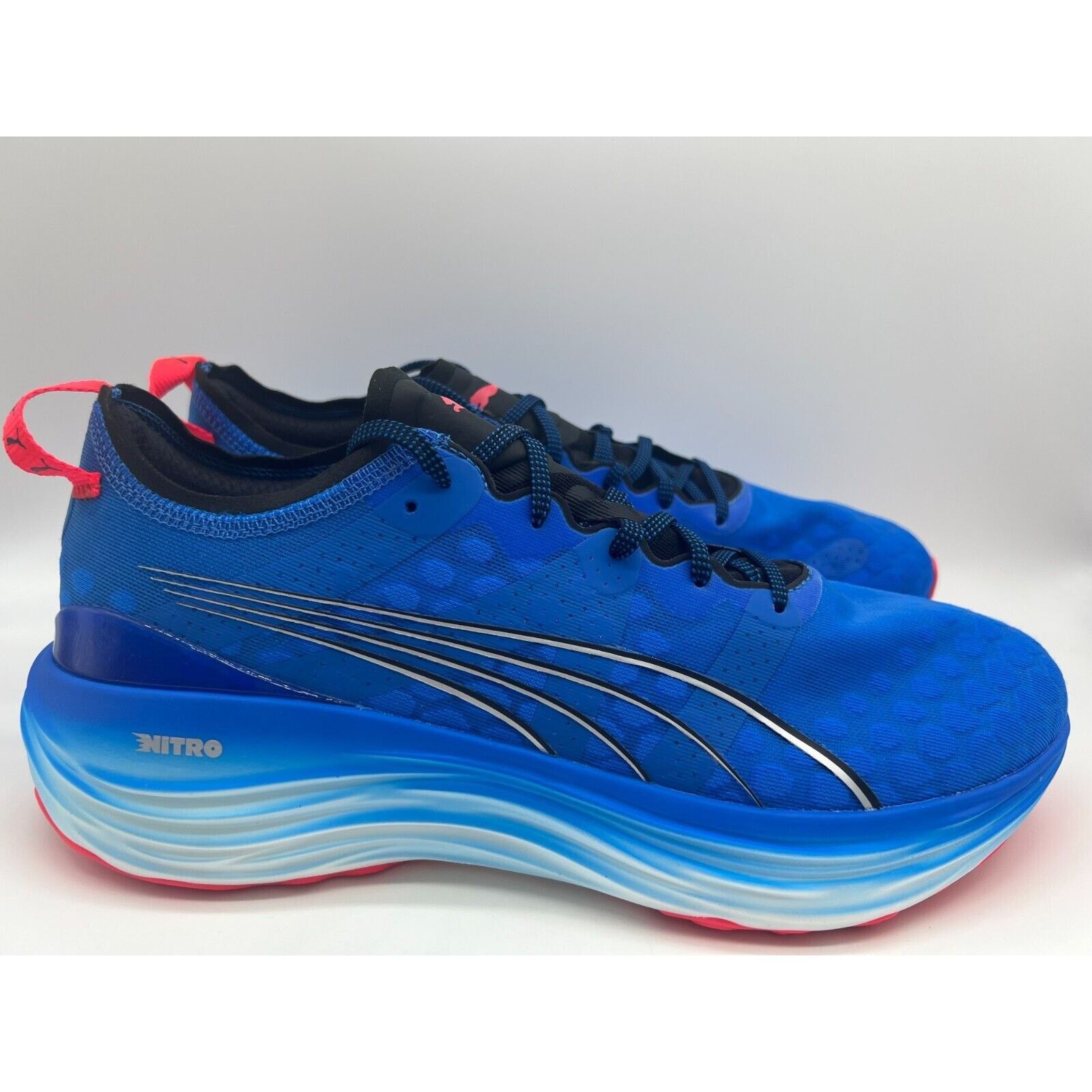 Puma Foreverrun Nitro Blue Men's Running Shoes Size 12 New