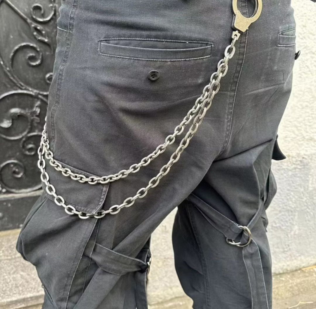 Japanese Brand × PPFM Rock Style music Japanese style harajuku chain brass wallet Size ONE SIZE - 3 Thumbnail