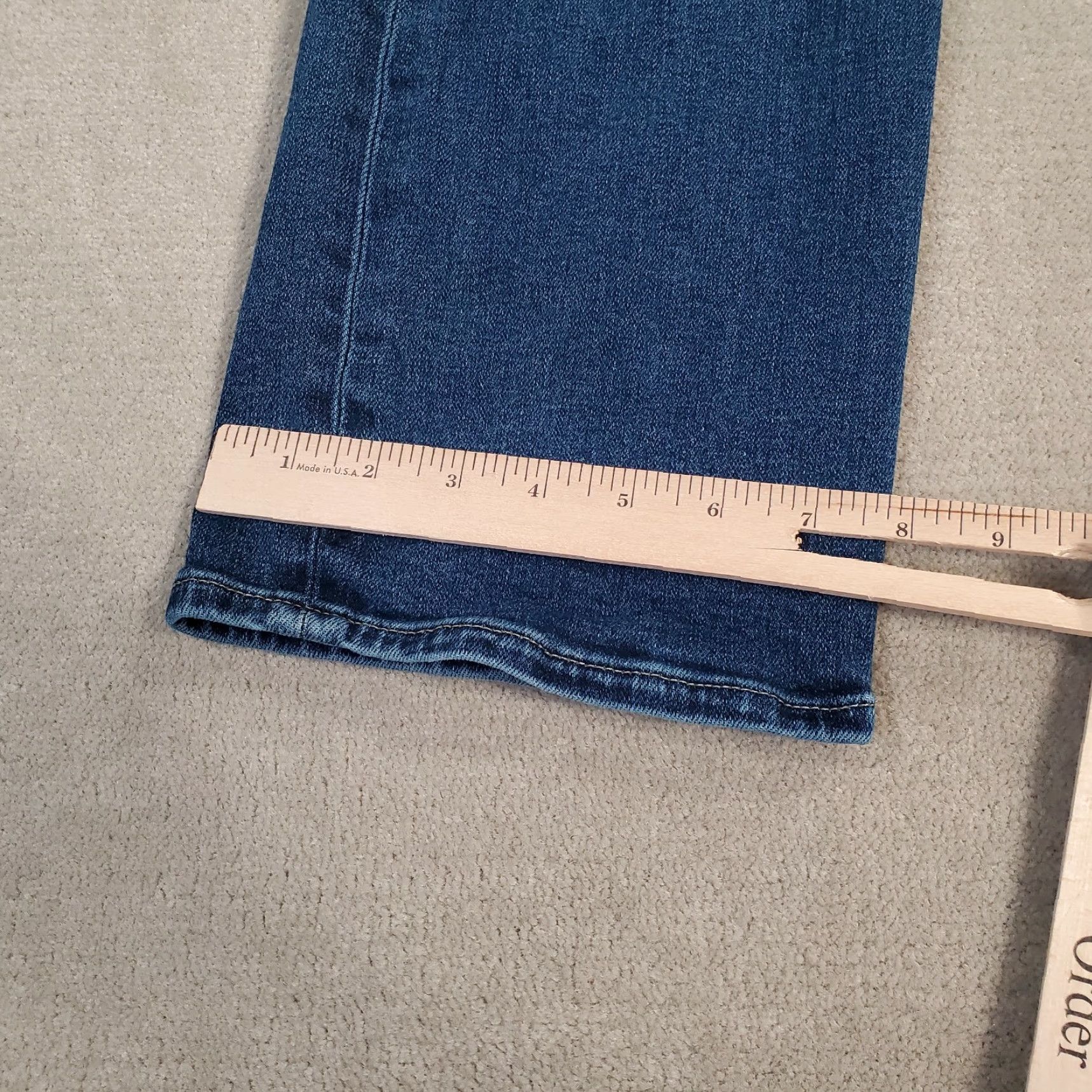 American Eagle Outfitters American Eagle Outfitters Jeans Mens 32x30 Blue Relaxed Straight Leg Logo Denim Cotton 30 Inseam Regular Fits Men Size US 32 / EU 48 - 6 Thumbnail