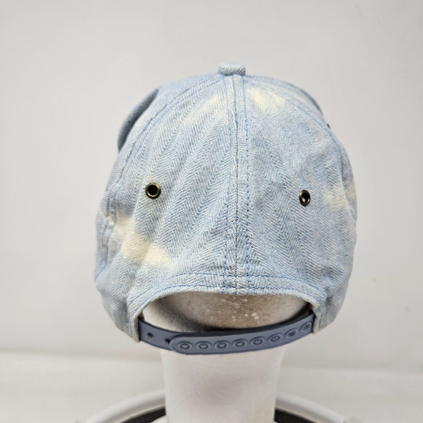 John Deere VINTAGE John Deere Hat Cap Snap Back One Size Denim Mens 80s Size ONE SIZE - 4 Thumbnail