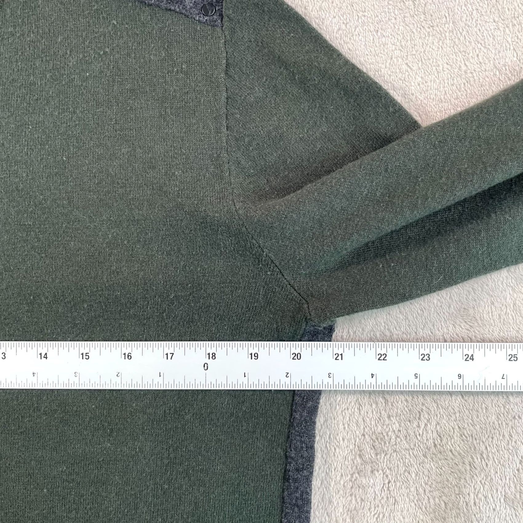 John Varvatos John Varvatos USA Sweater Men M Dark Green Wool Blend Pullover Knit Size US M / EU 48-50 / 2 - 5 Thumbnail