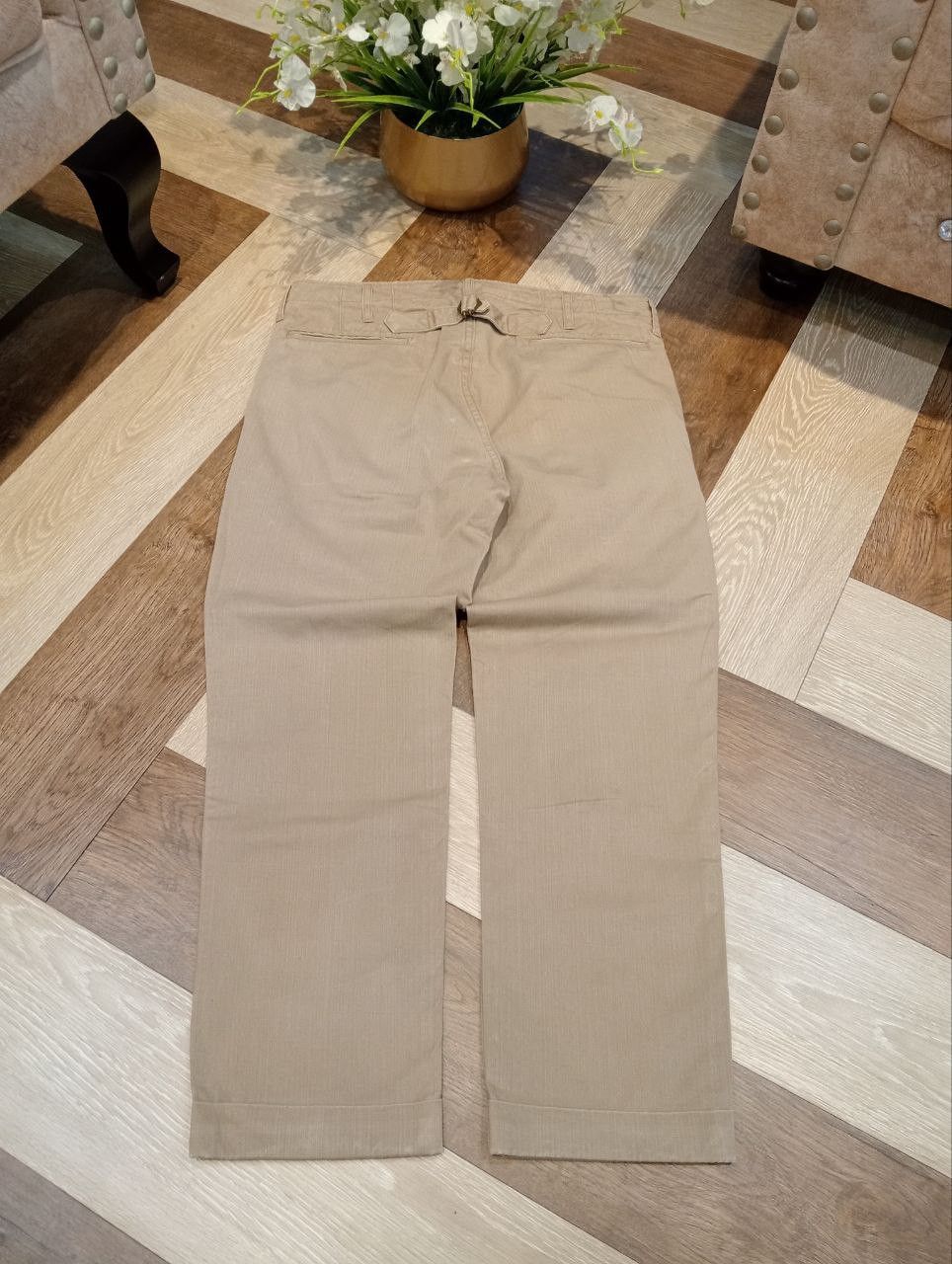 Visvim VISVIM JAPAN PREMIUM GIZA BUCKLE BACK COTTON PANTS Size US 32 / EU 48 - 11 Thumbnail